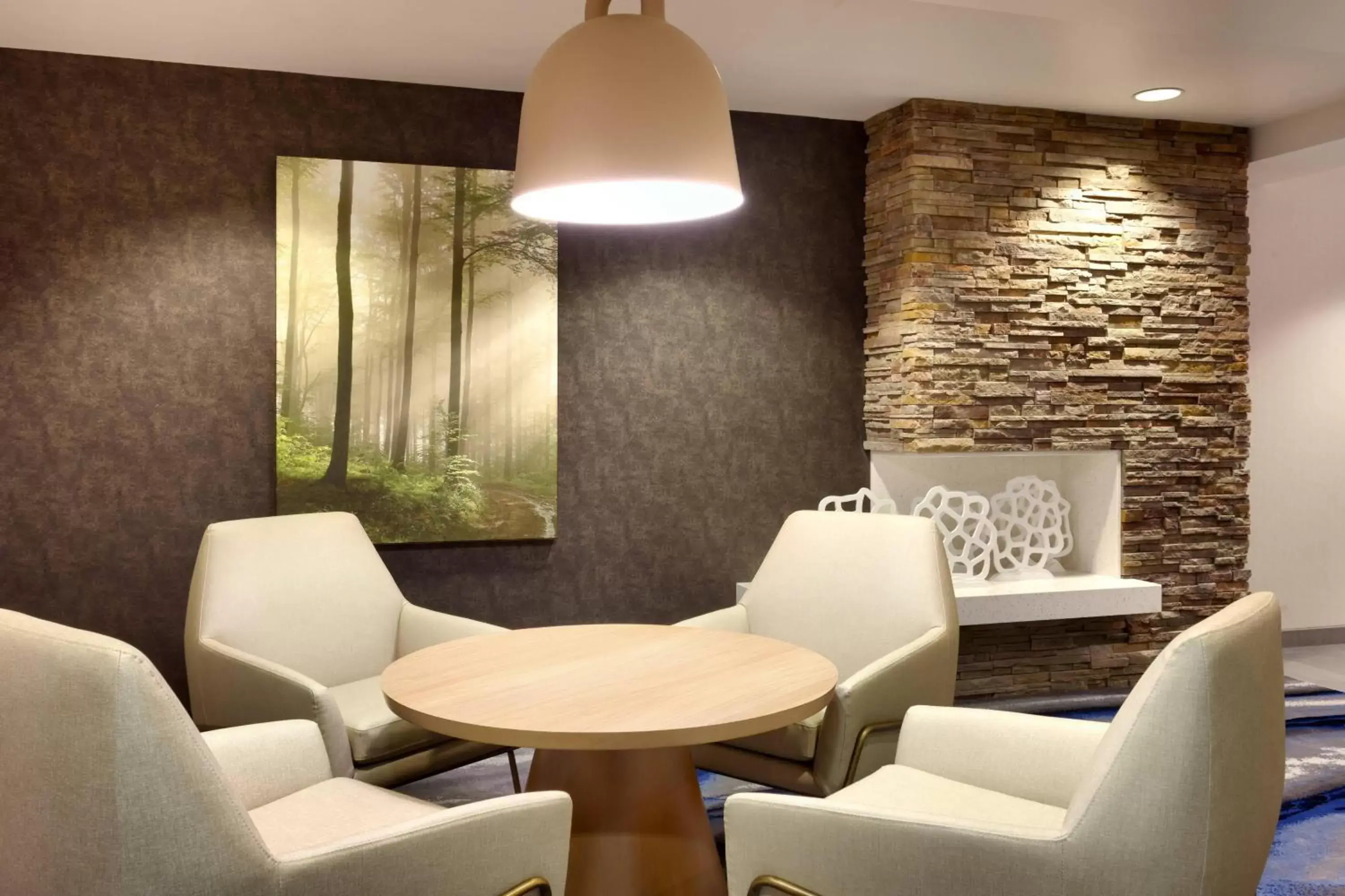 Lobby or reception, Lounge/Bar in Fairfield Inn & Suites Roswell