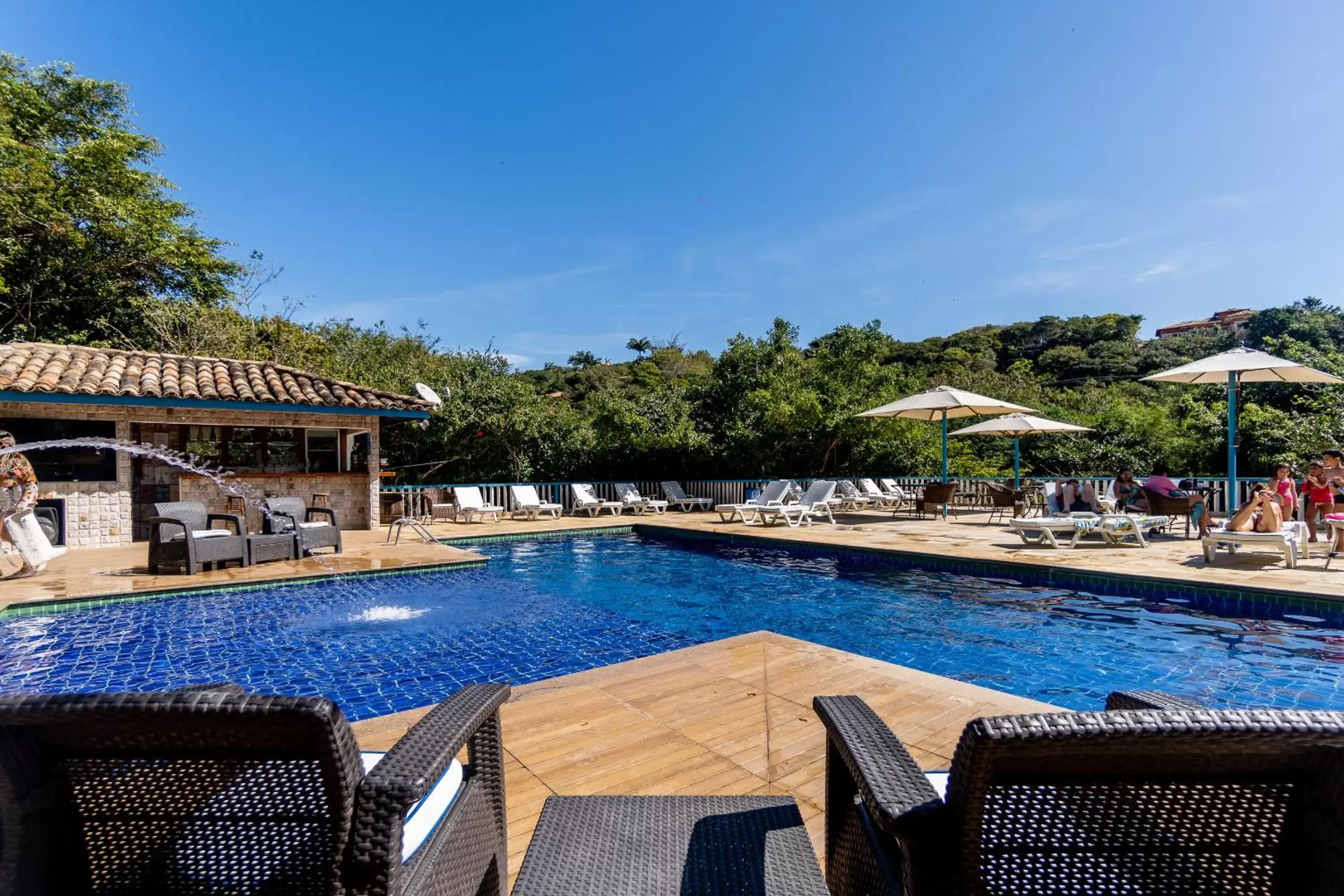 Swimming Pool in Hotel Miratlantico Búzios