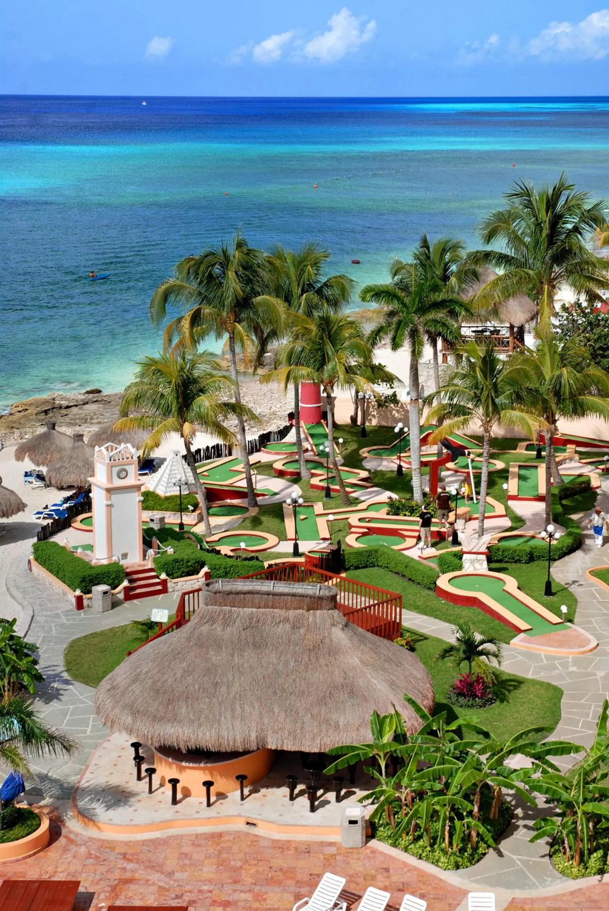 Minigolf in El Cozumeleño Beach Resort - All Inclusive