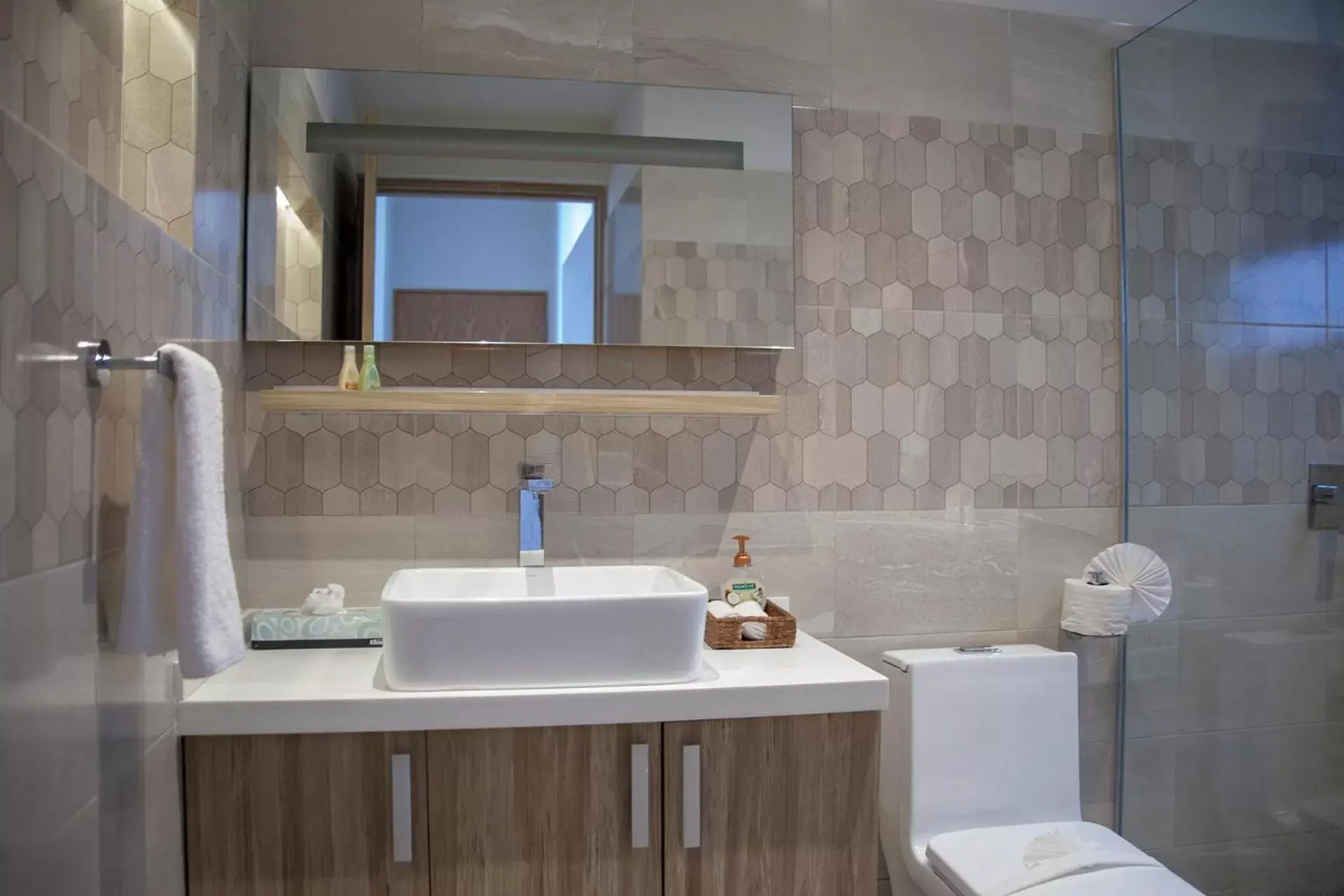 Bathroom in Opal Suites Apartments