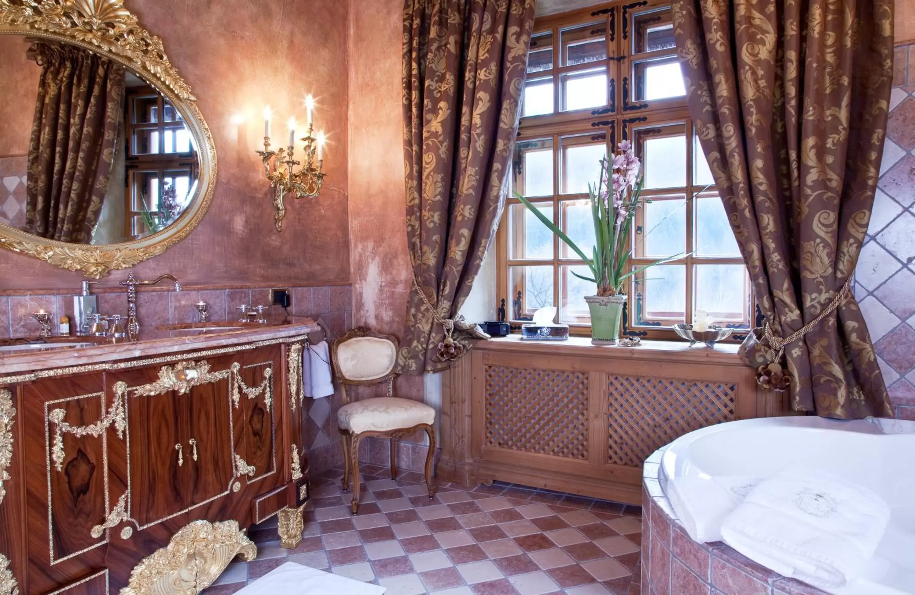 Bathroom in Schloss Matzen