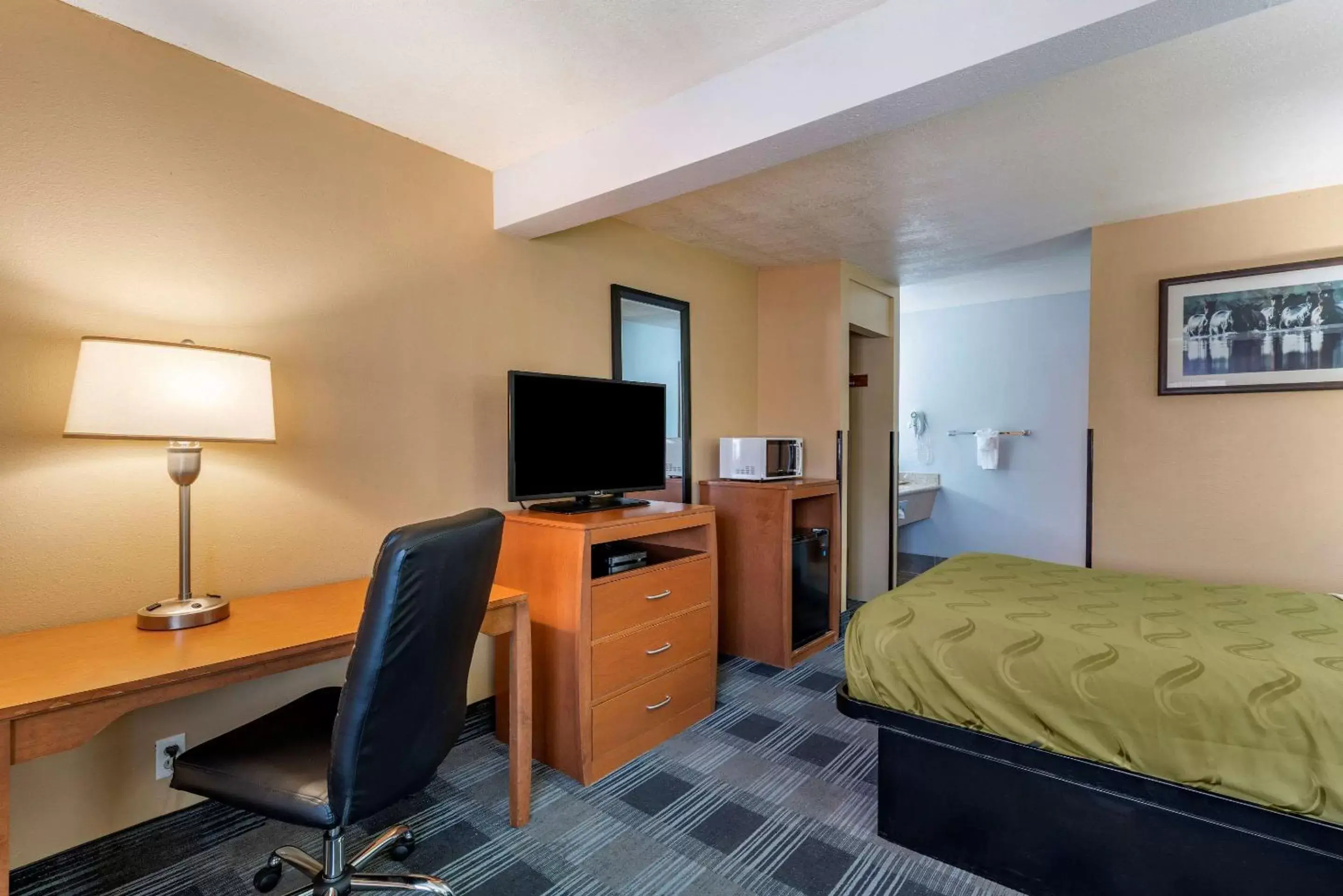 Bedroom, TV/Entertainment Center in Quality Inn