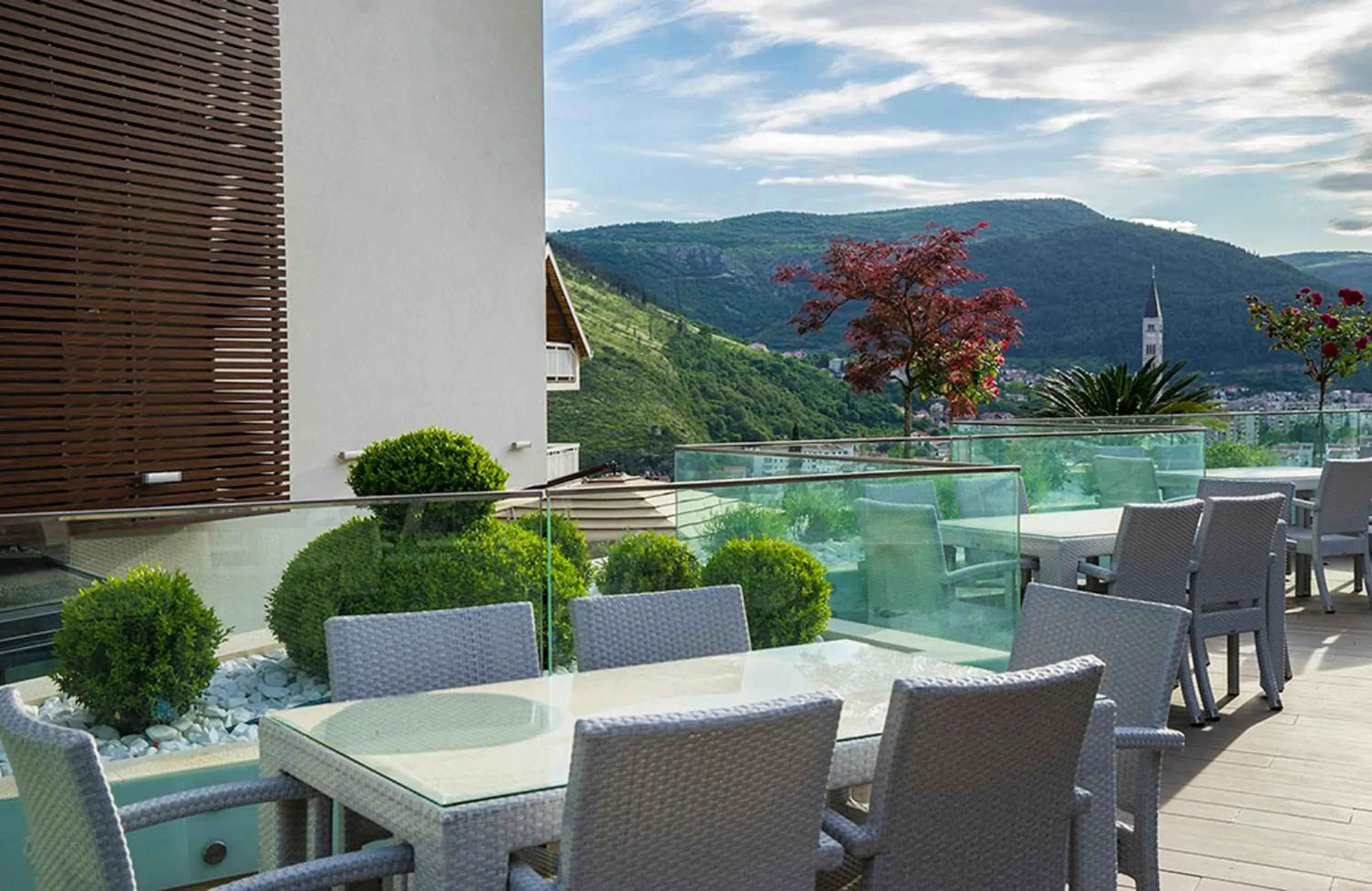 Balcony/Terrace, Mountain View in Hotel Eden