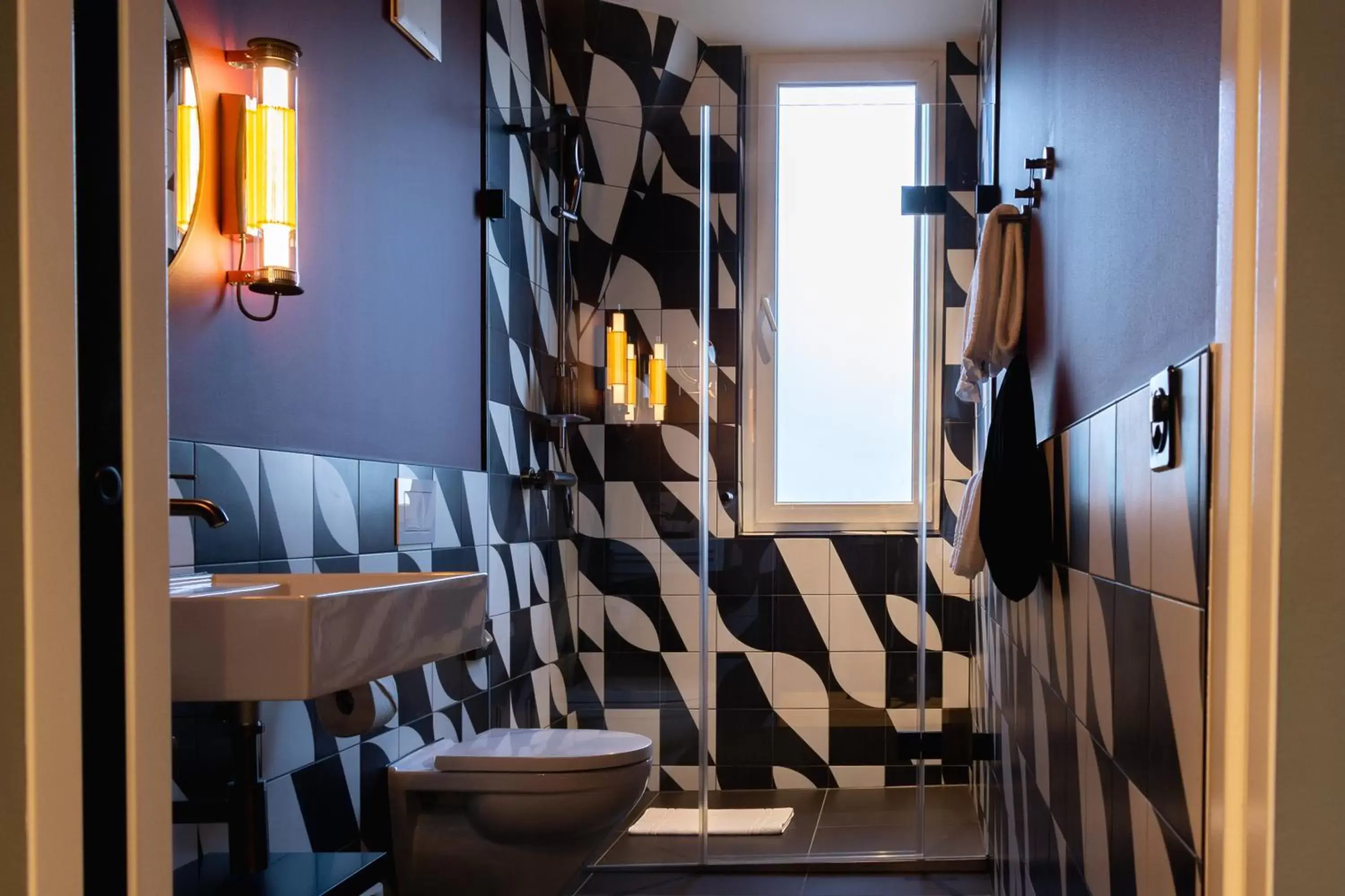 Shower, Bathroom in Boutique Hotel Waldhaus beider Basel