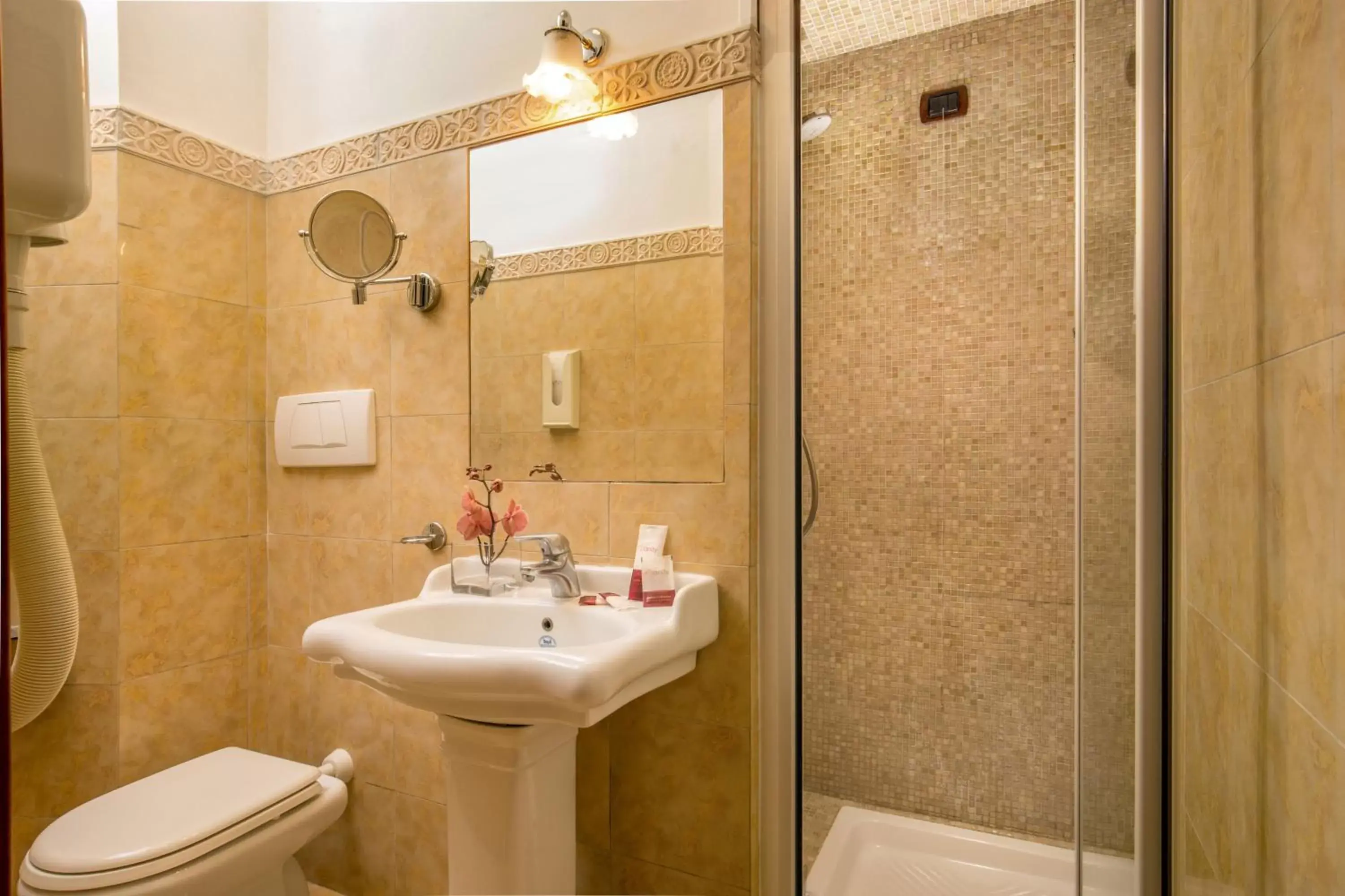 Shower, Bathroom in Hotel Forte