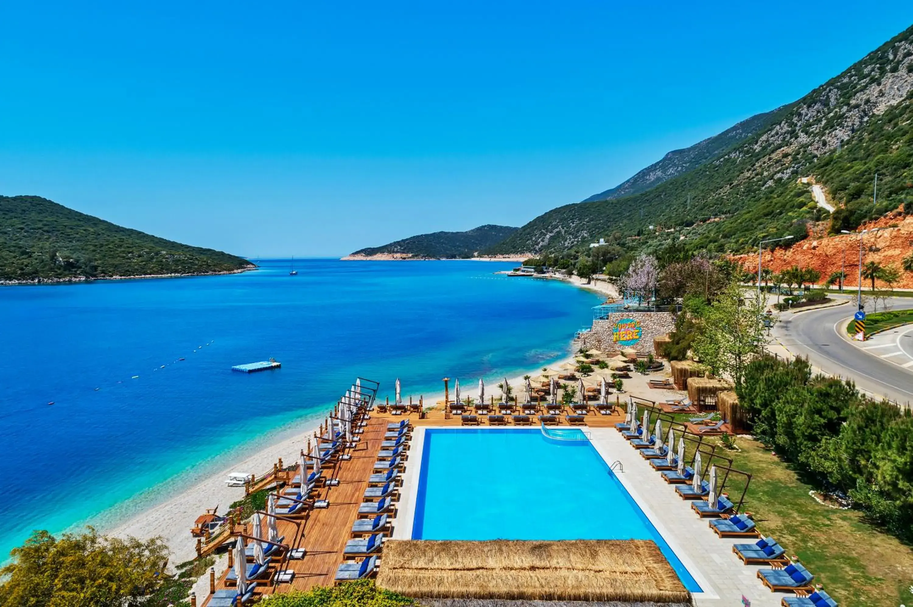 Pool View in Doria Hotel & Yacht Club 