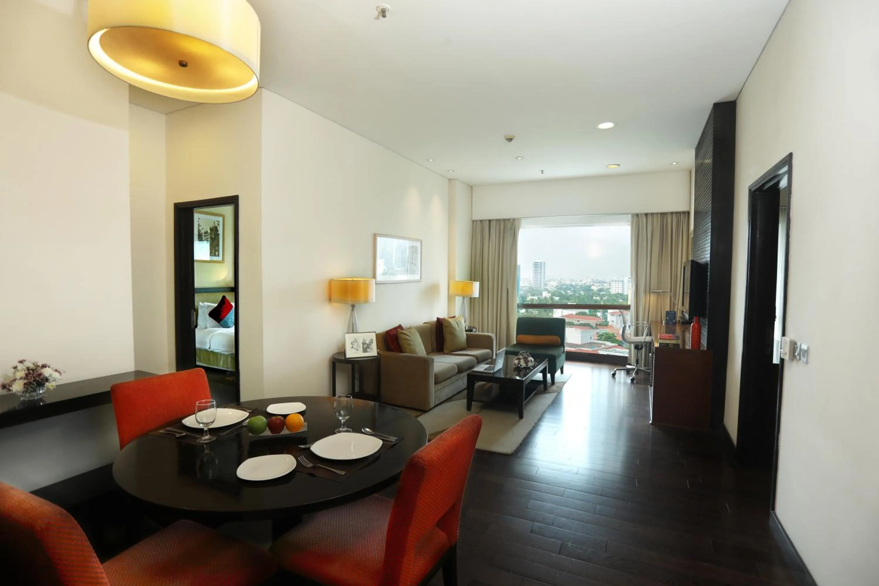 Living room in Somerset Greenways Chennai