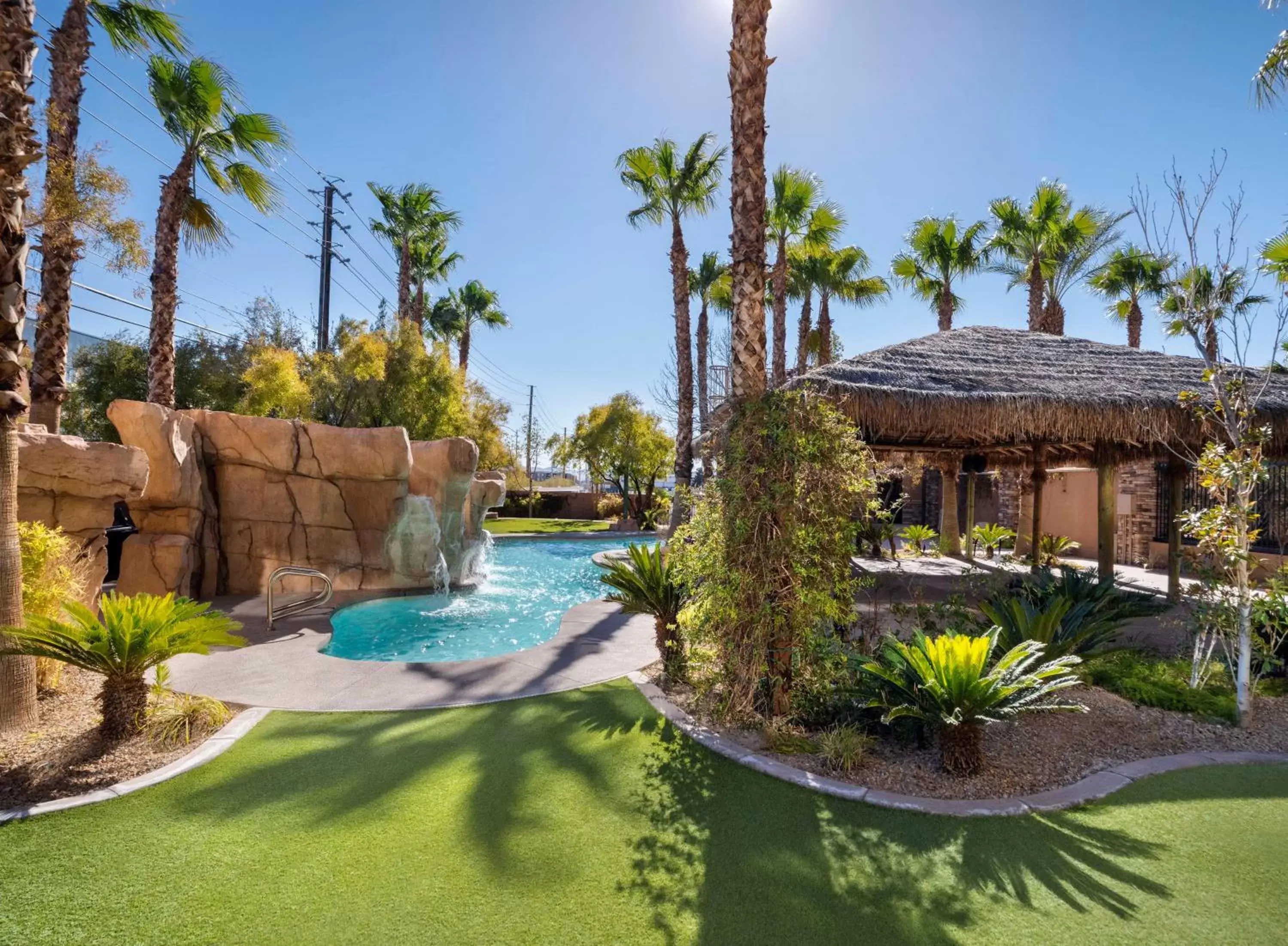 Pool view, Swimming Pool in Hilton Garden Inn Las Vegas Strip South