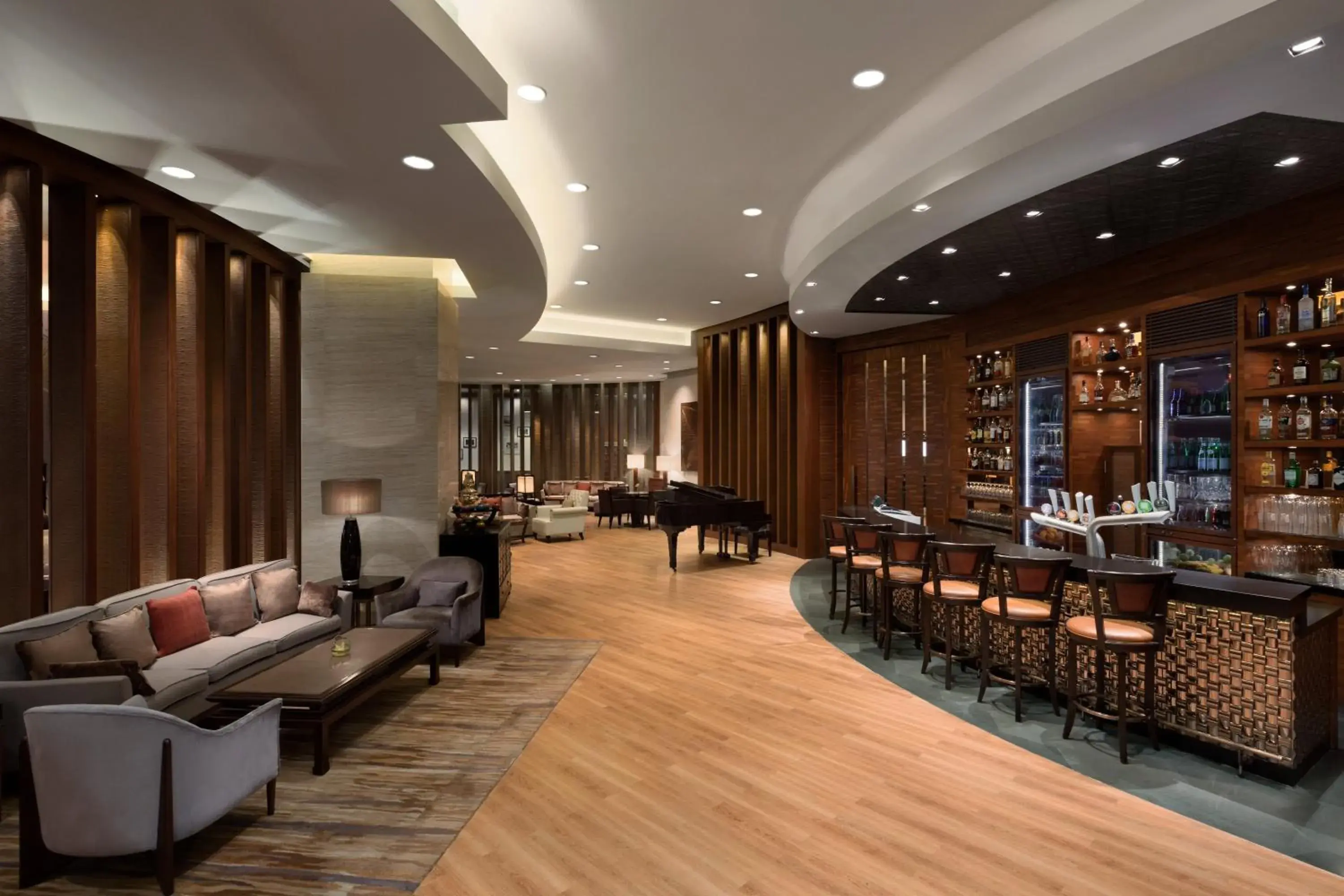 Lounge or bar, Lounge/Bar in Kerry Hotel Pudong, Shanghai