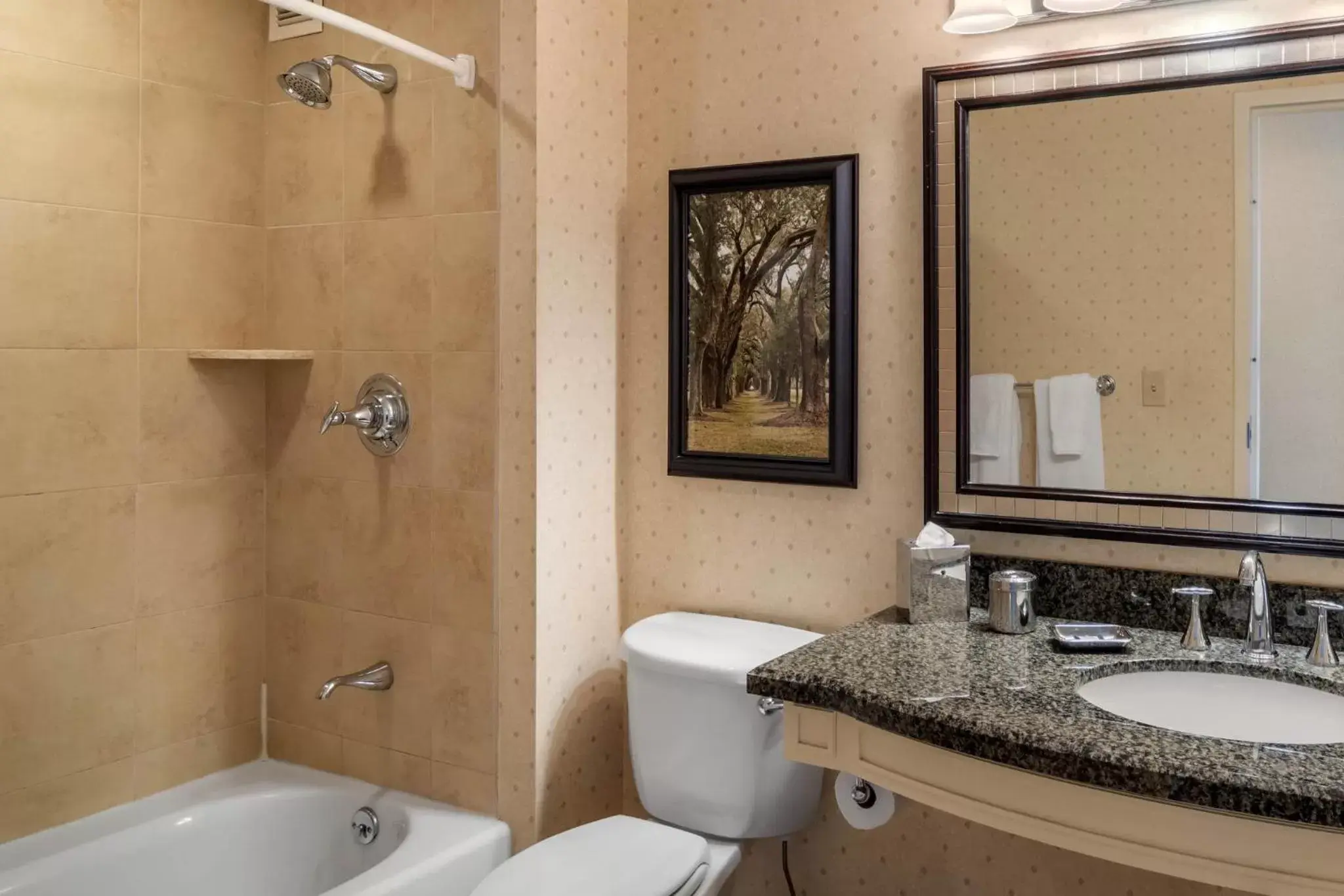 Photo of the whole room, Bathroom in Omni Atlanta Hotel at CNN Center