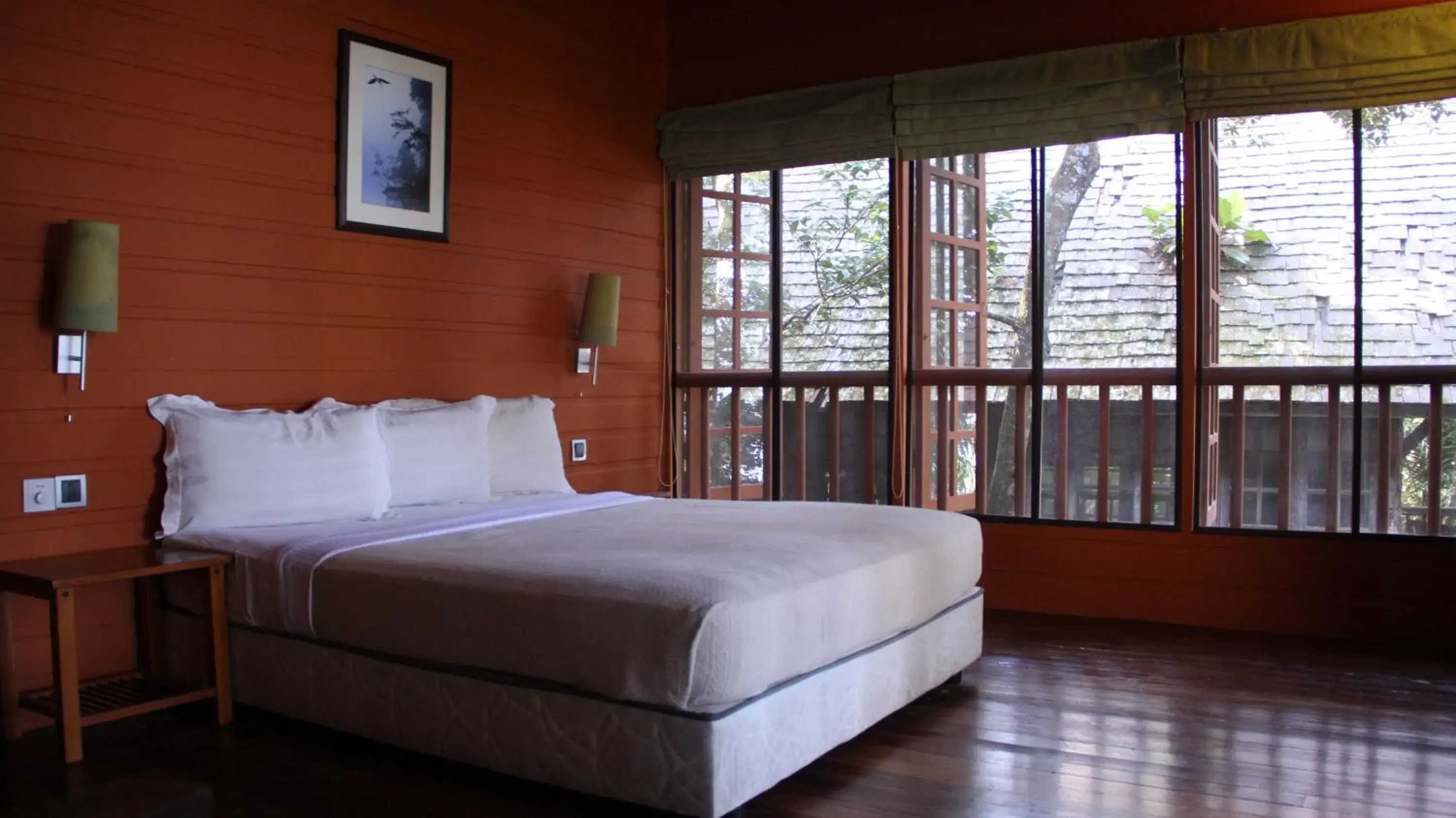 Bed in Permai Rainforest Resort