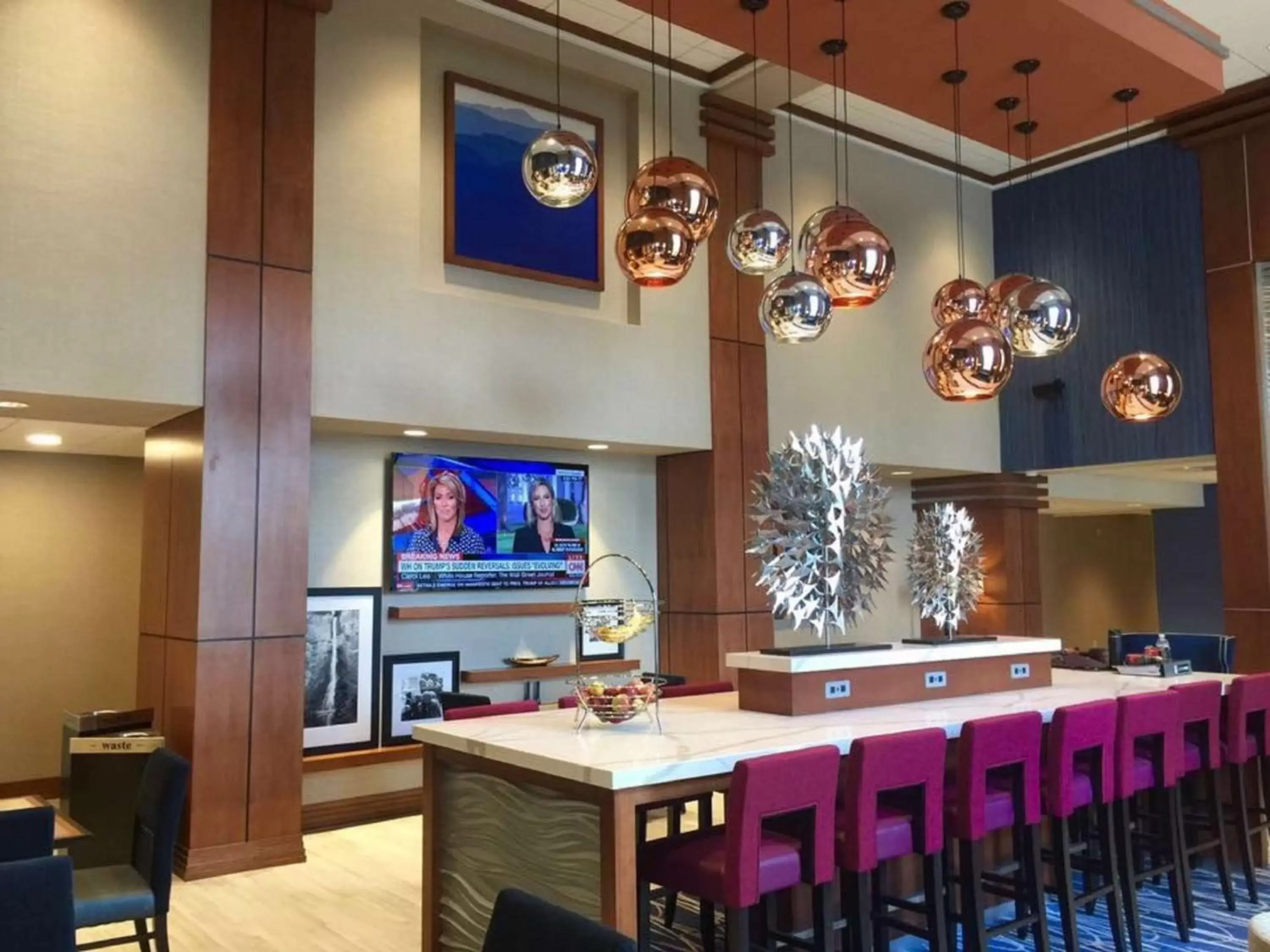 Lobby or reception in Hampton Inn & Suites Newburgh Stewart Airport, NY Lobby or reception in Hampton Inn & Suites Newburgh Stewart Airport, NY
