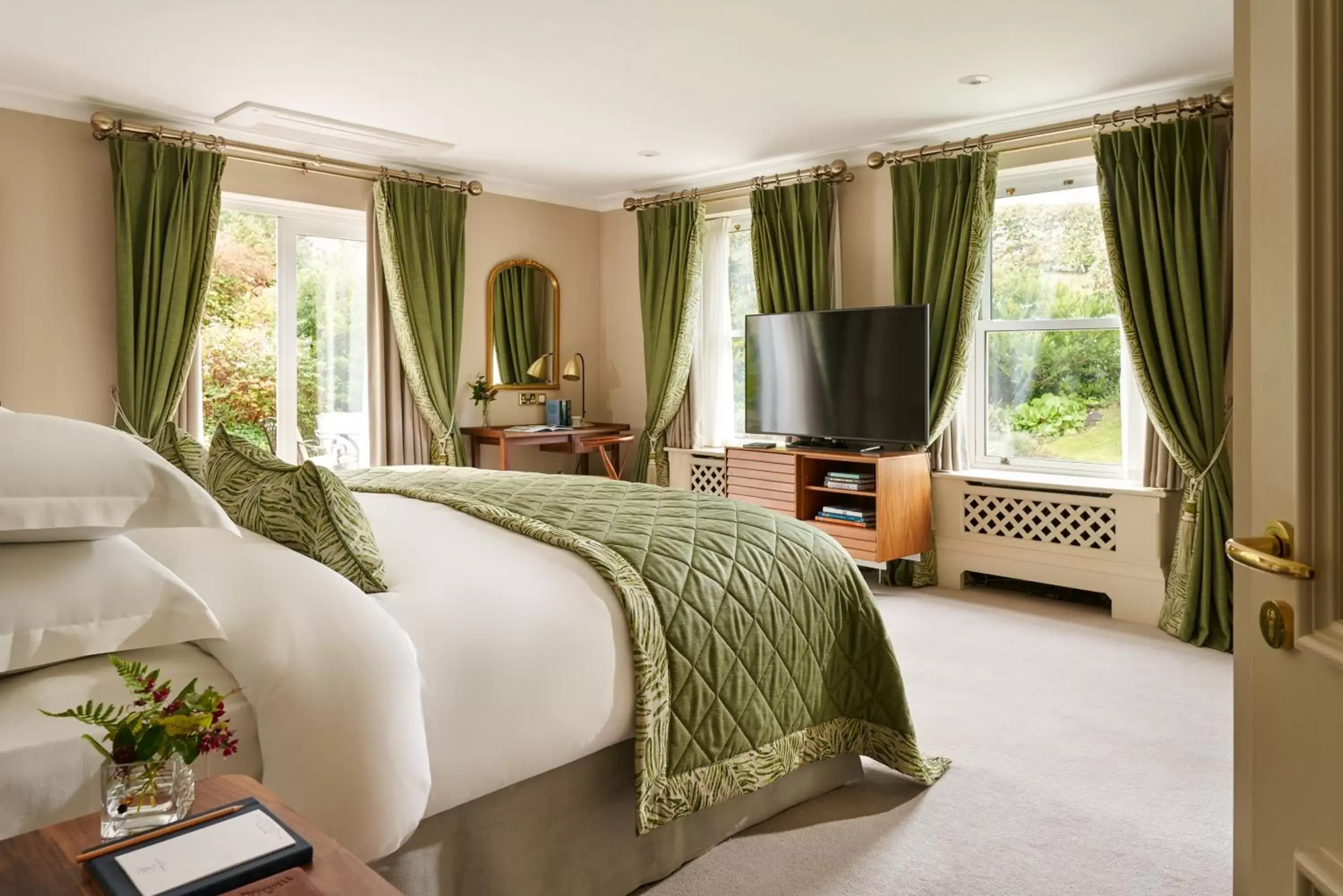 Bedroom in Sheen Falls Lodge