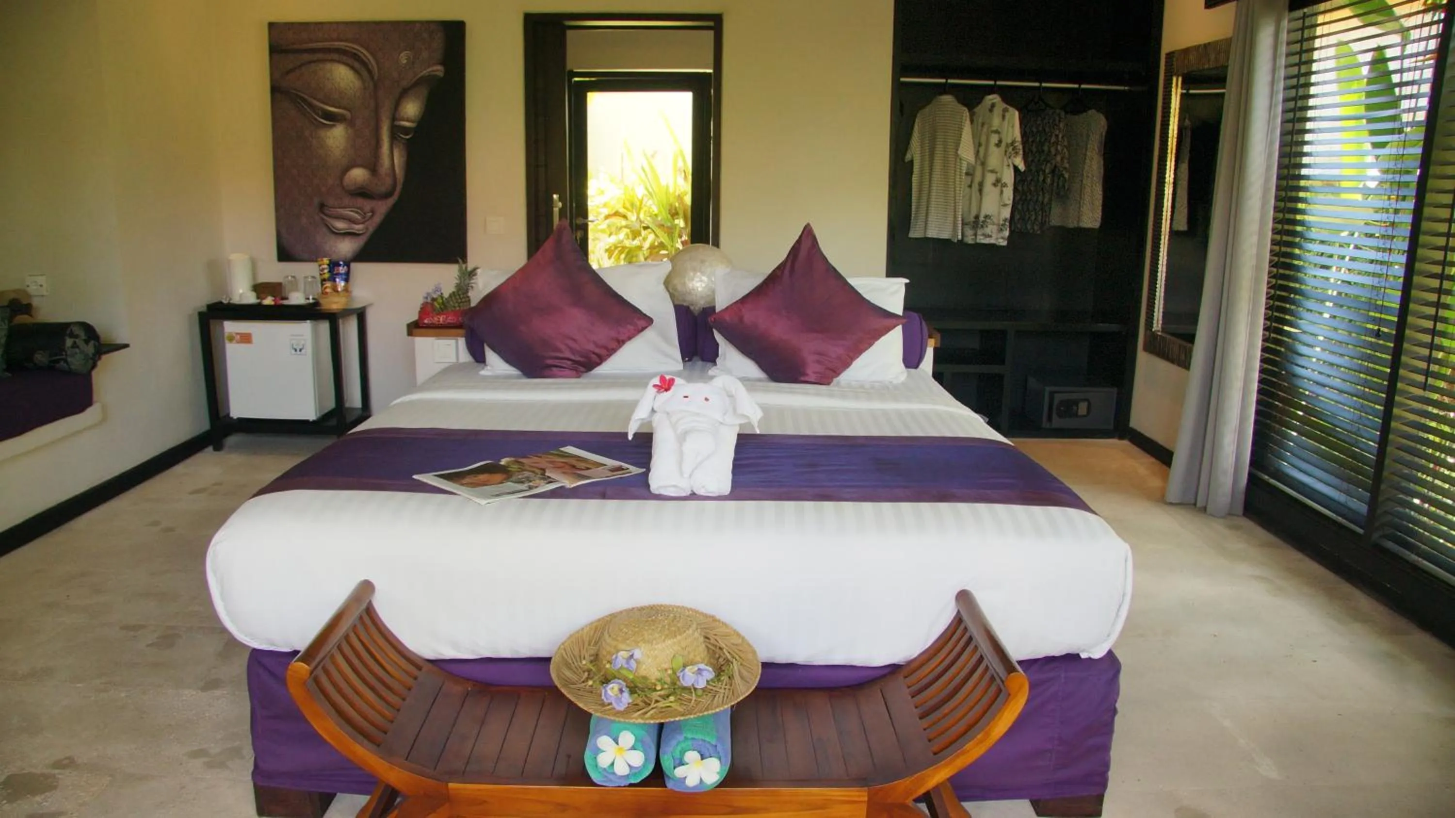 Bed in Katala Suites and Villas