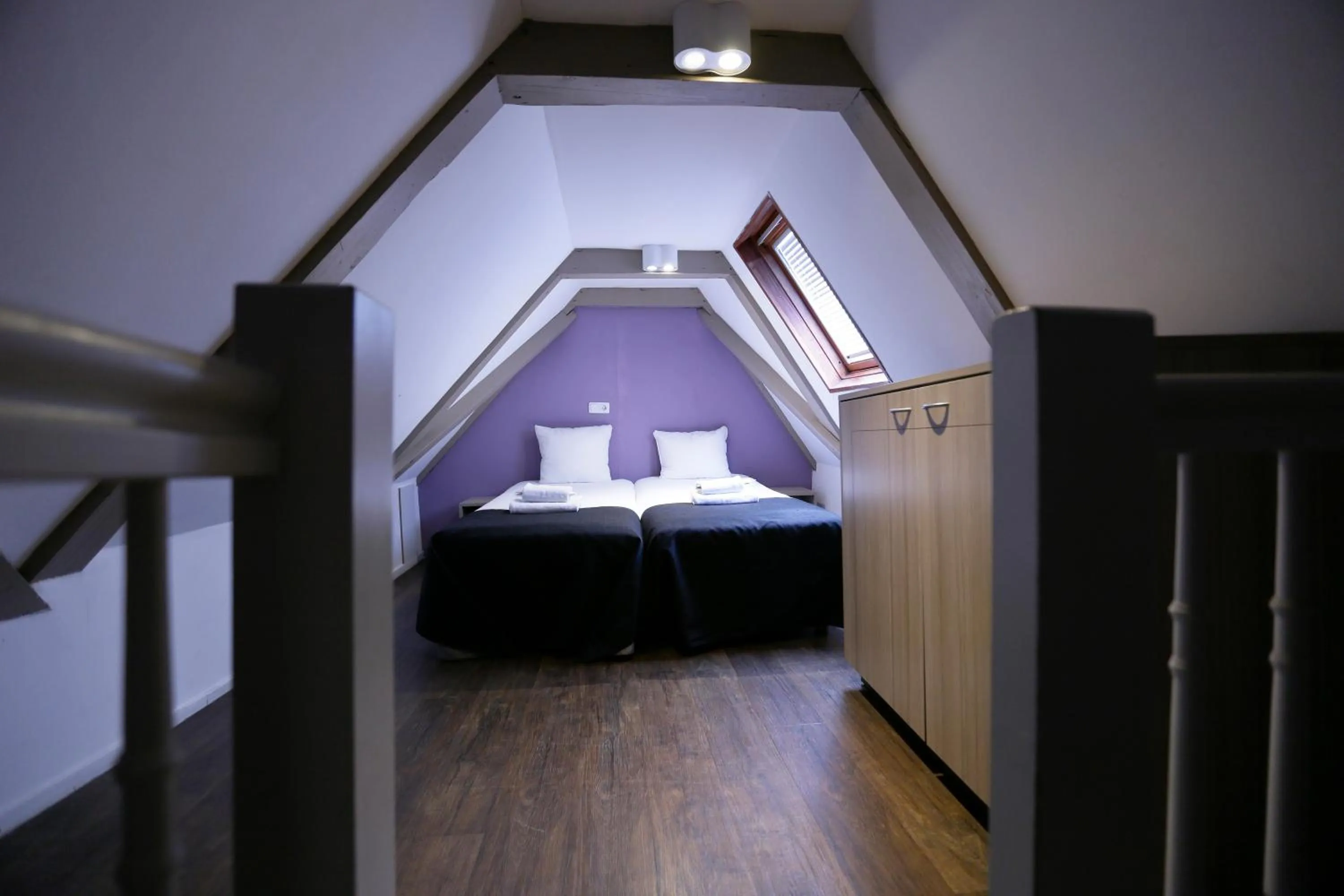 Bed in City Hotel Amsterdam