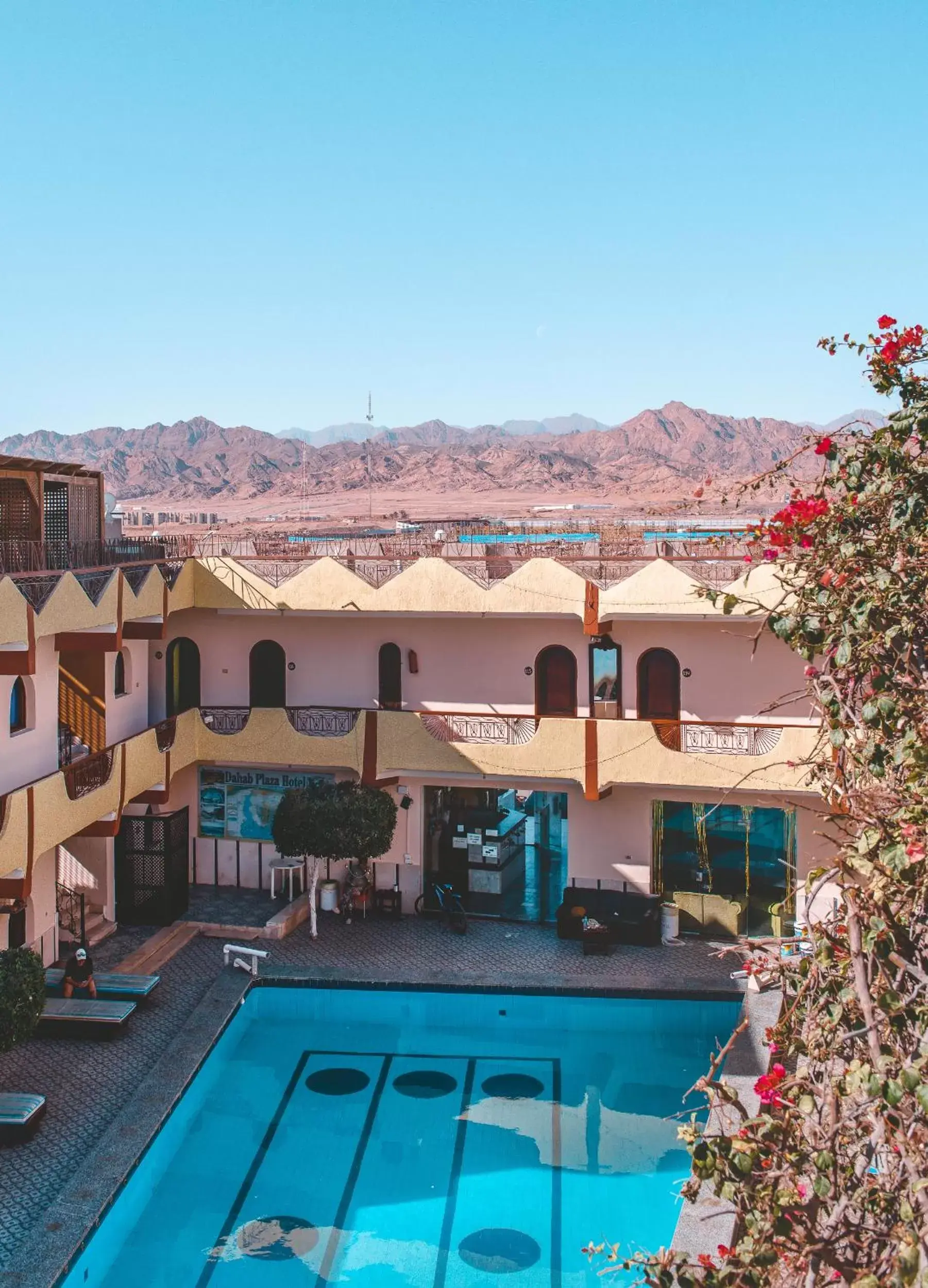 Pool view, Swimming Pool in Dahab Plaza Hotel