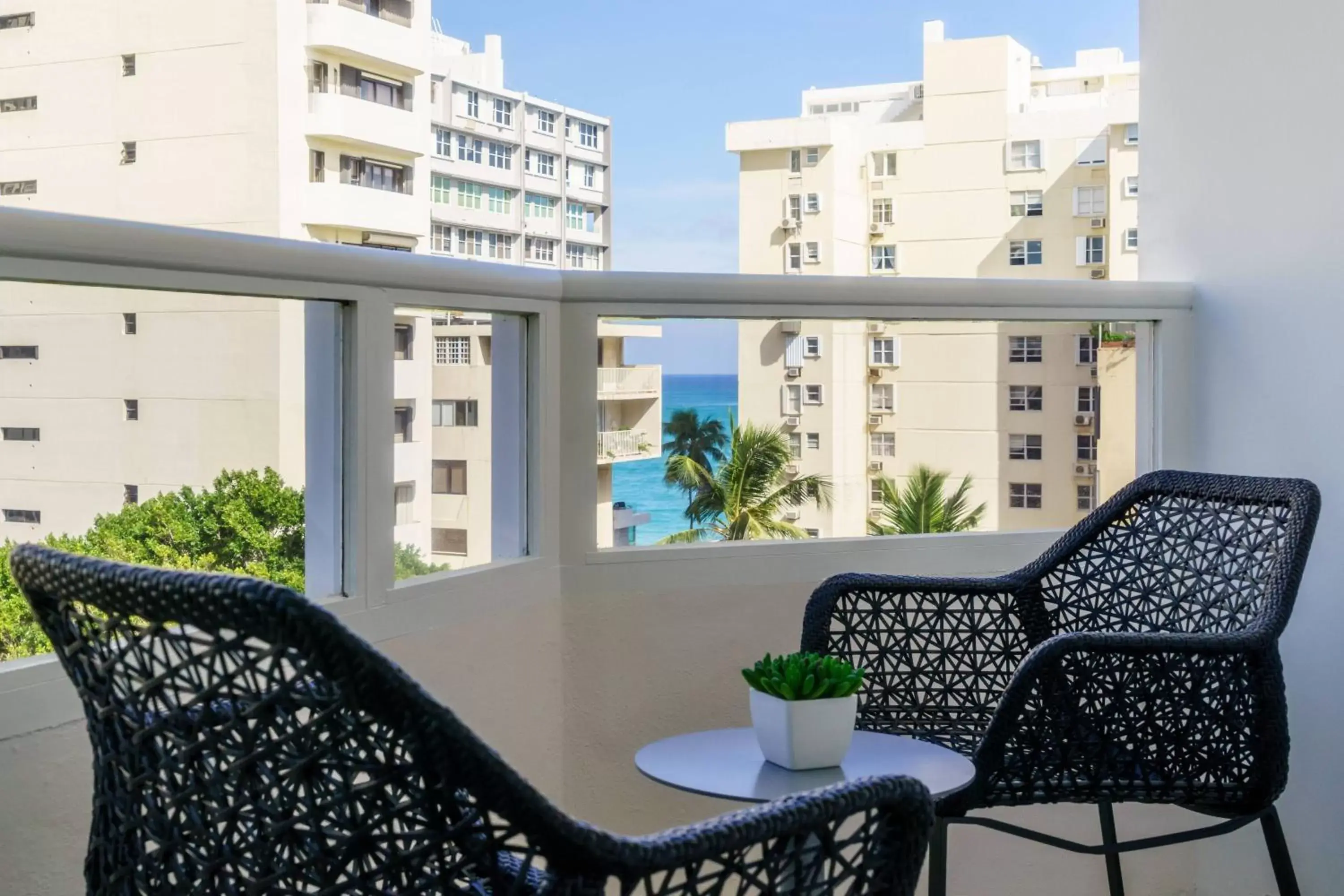 Photo of the whole room, Balcony/Terrace in AC Hotel by Marriott San Juan Condado