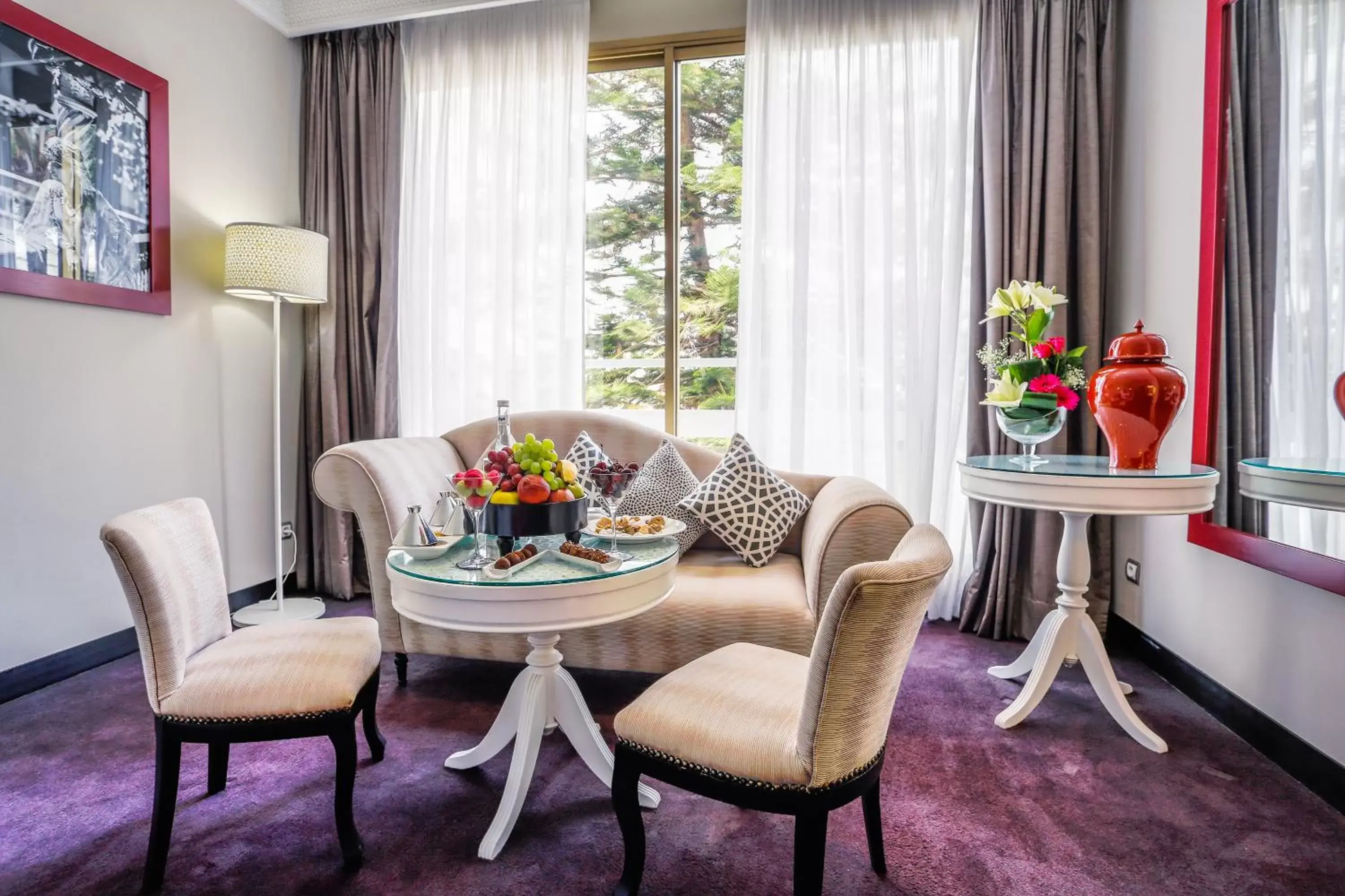 Living room in La Tour Hassan Palace Living room in La Tour Hassan Palace