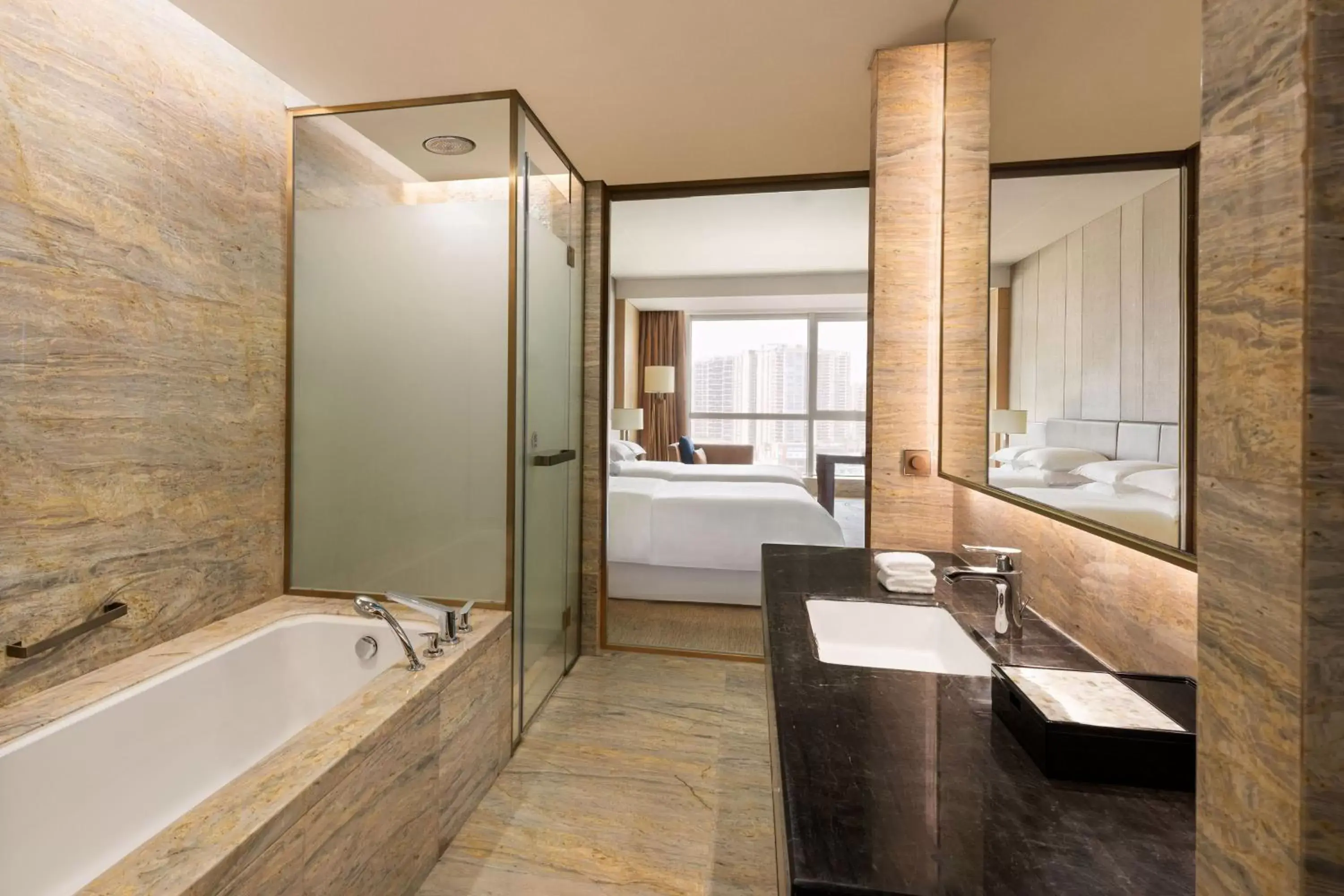 Bathroom in Sheraton Zhanjiang Hotel