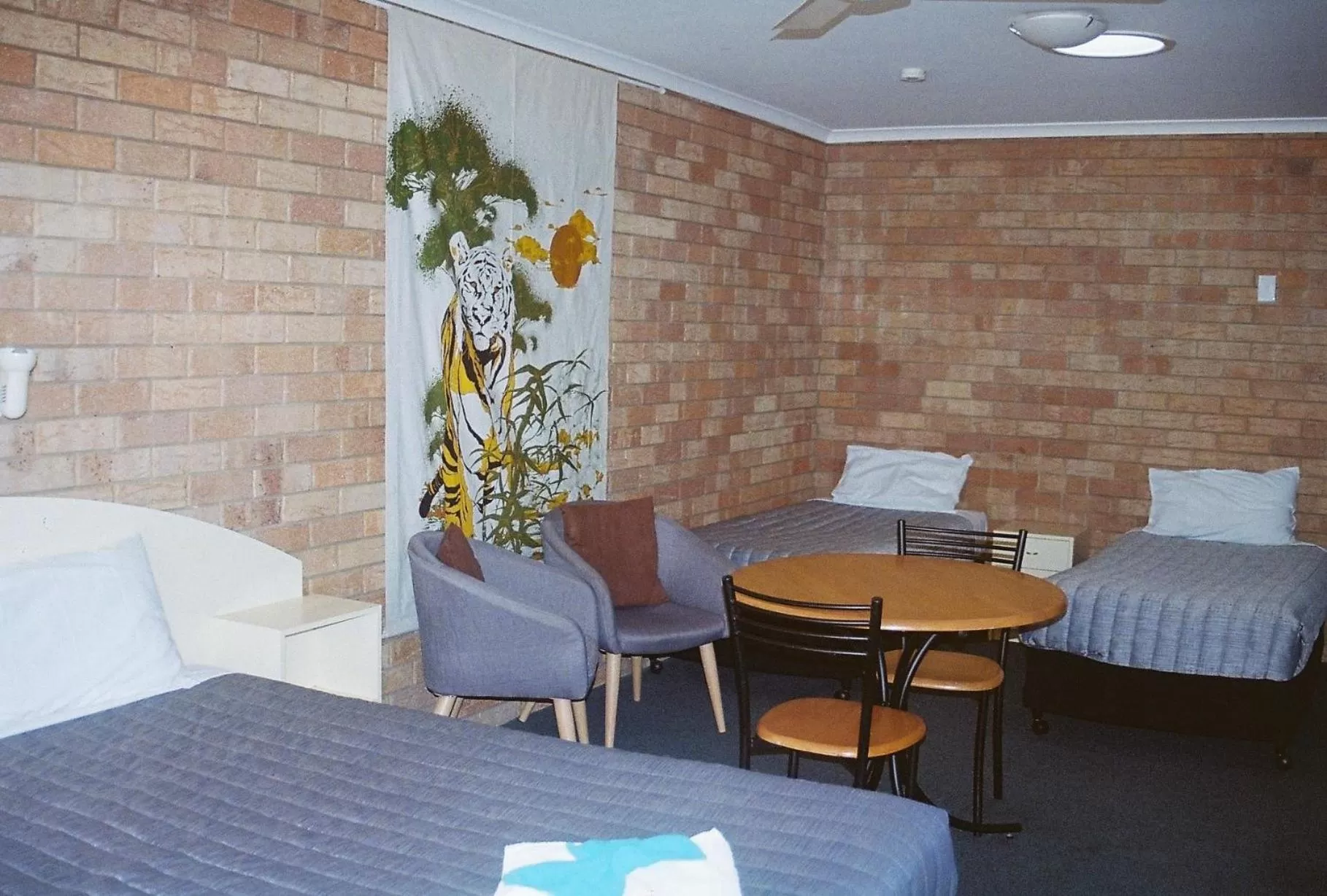 Bed in Shady Rest Motel