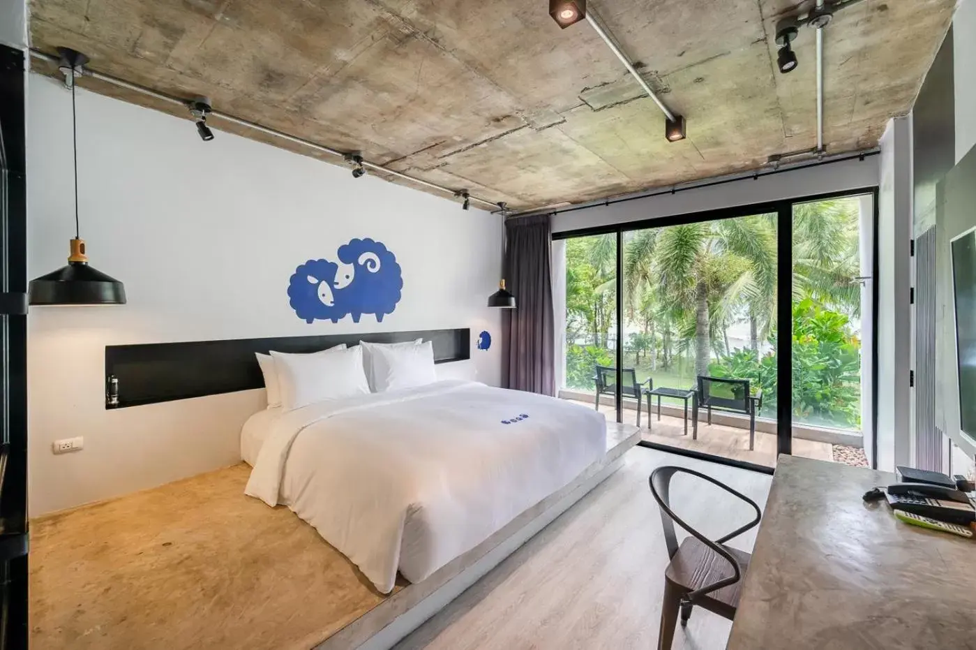 View (from property/room), Bed in Kokotel Khao Lak Lighthouse - SHA Extra Plus