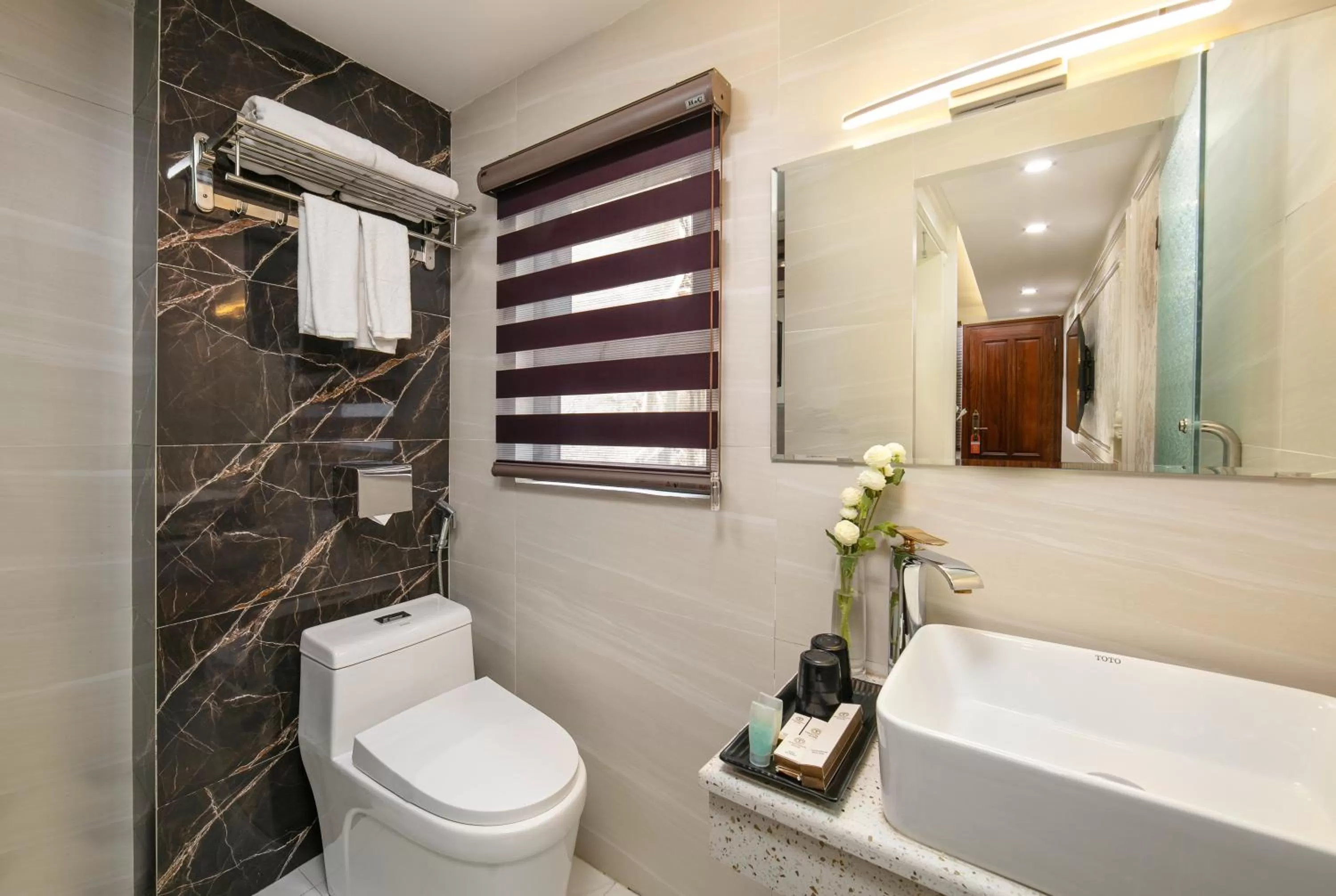 Shower in TrangTrang Boutique Hotel