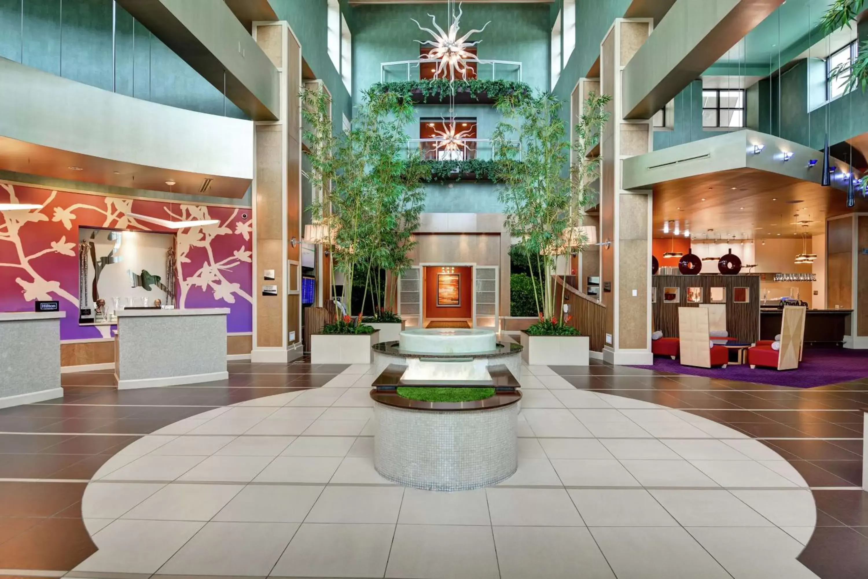 Lobby or reception in Embassy Suites by Hilton Raleigh Durham Airport Brier Creek
