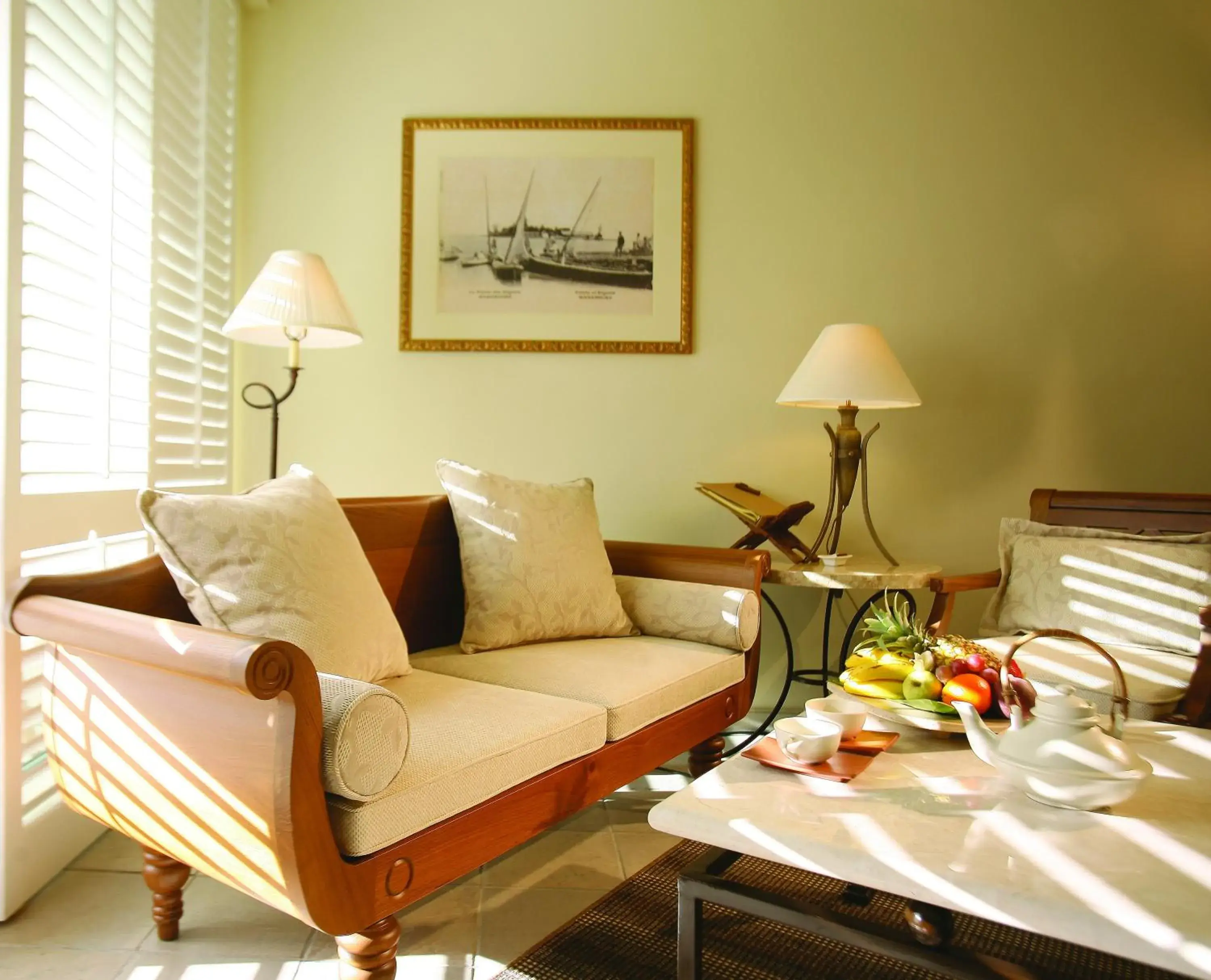 Double or Twin Colonial Partial Ocean View Room in The Residence Mauritius Double or Twin Colonial Partial Ocean View Room in The Residence Mauritius