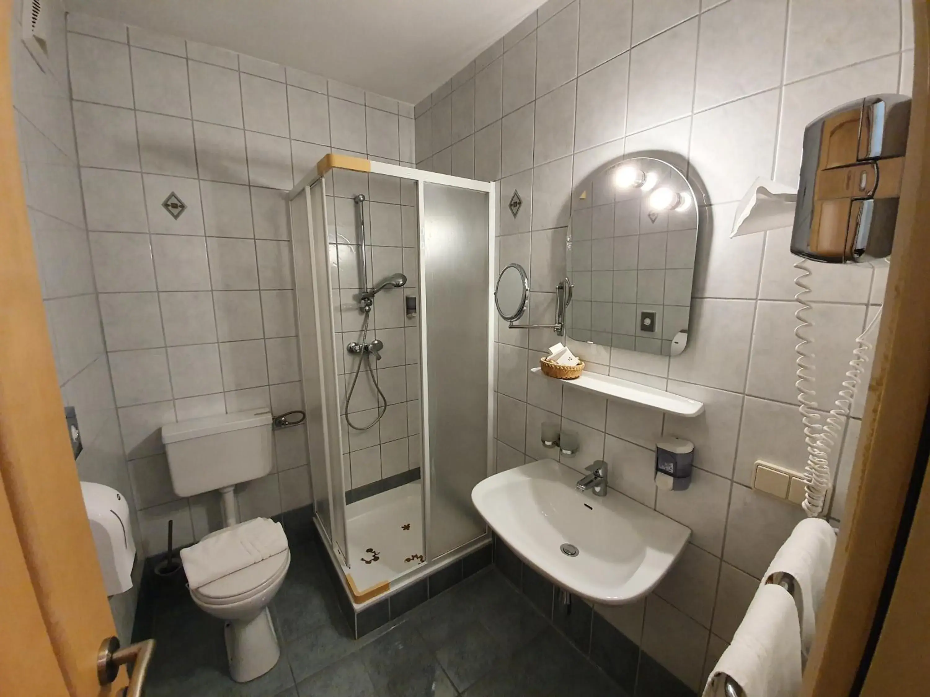 Bathroom in Gasthof Hotel Zur Post