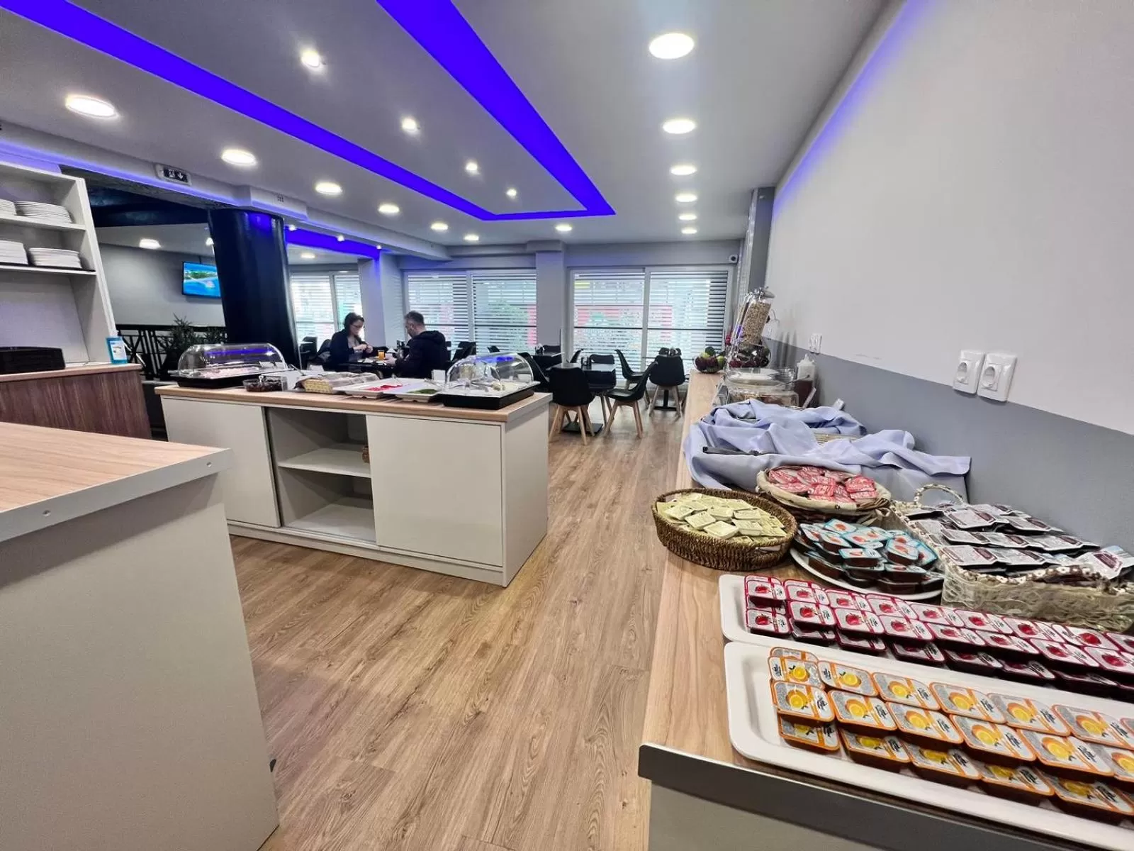 Seating area in Hotel Lido