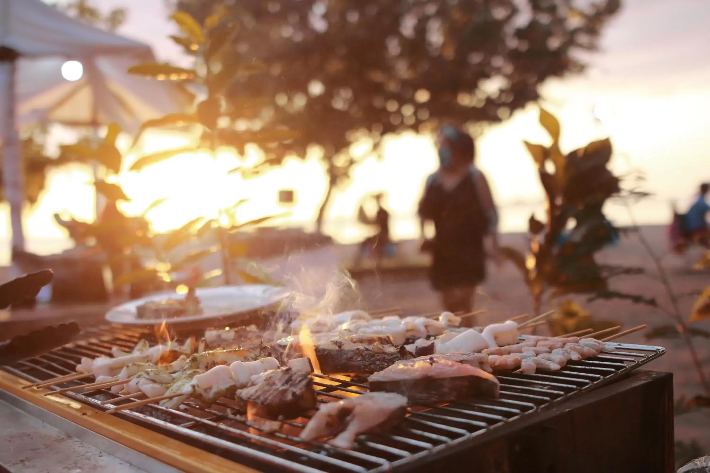 BBQ facilities in Puri Sari Beach Hotel