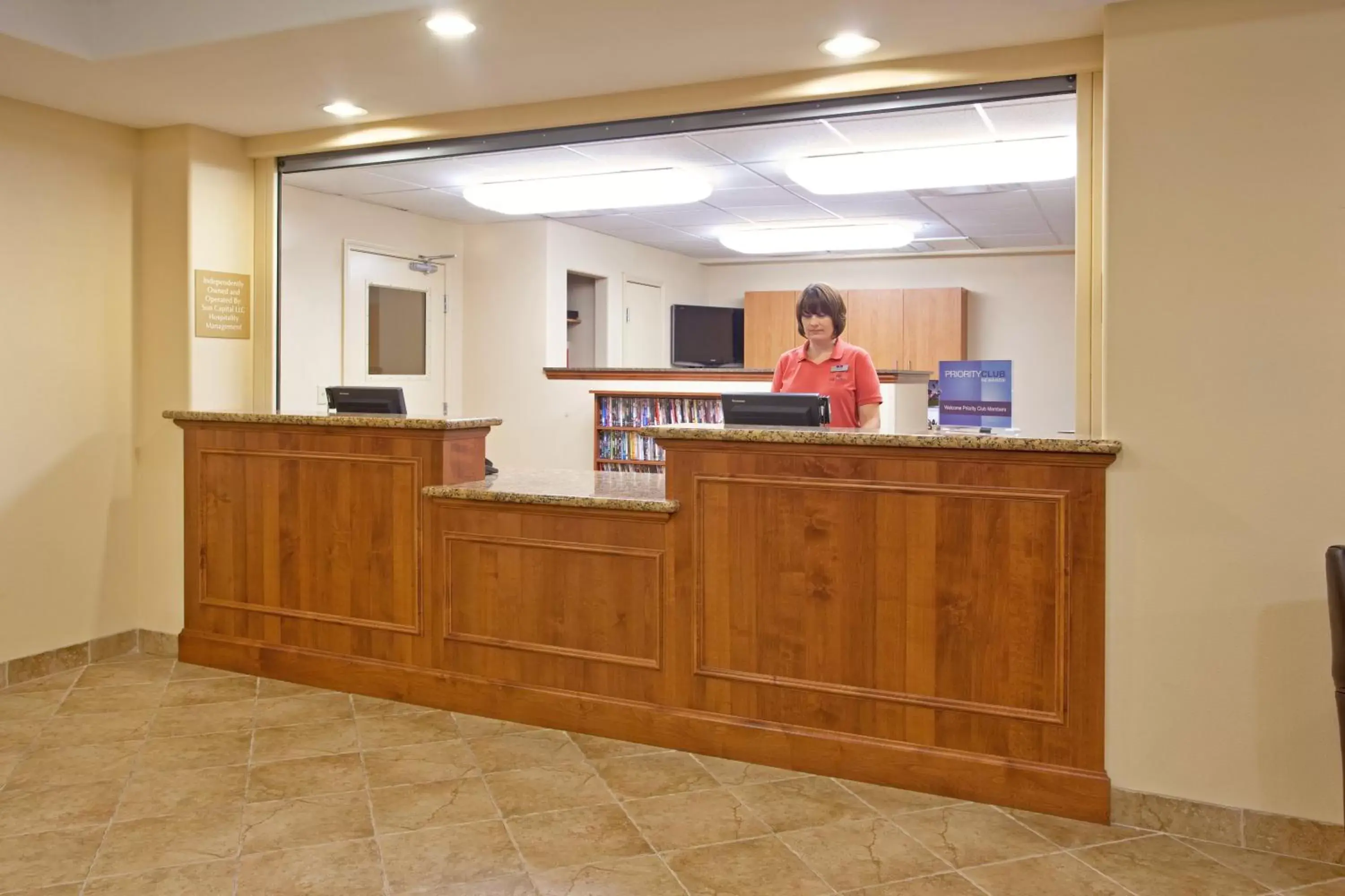 Property building, Lobby/Reception in Candlewood Suites Roswell, an IHG Hotel