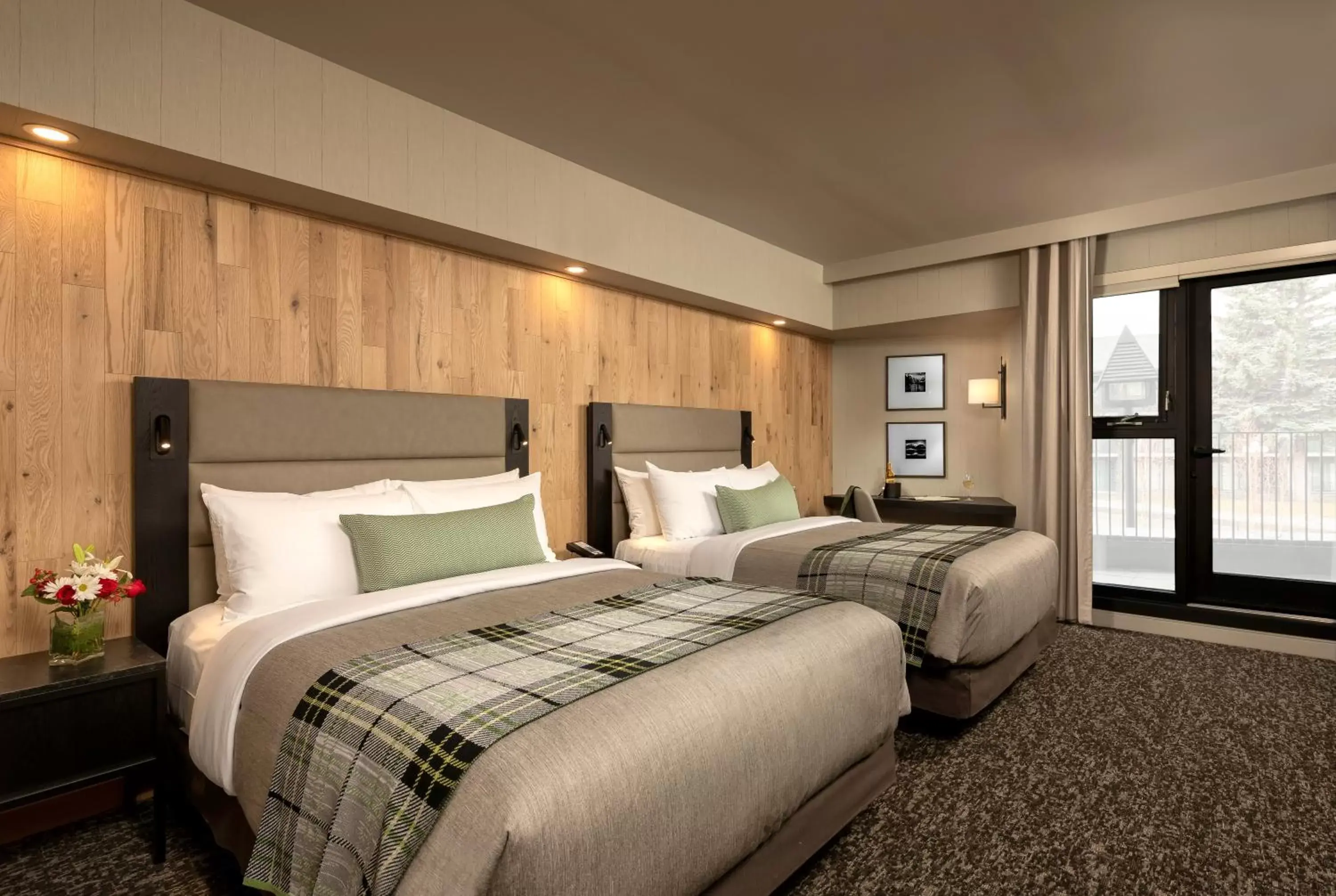Bed in Peaks Hotel and Suites
