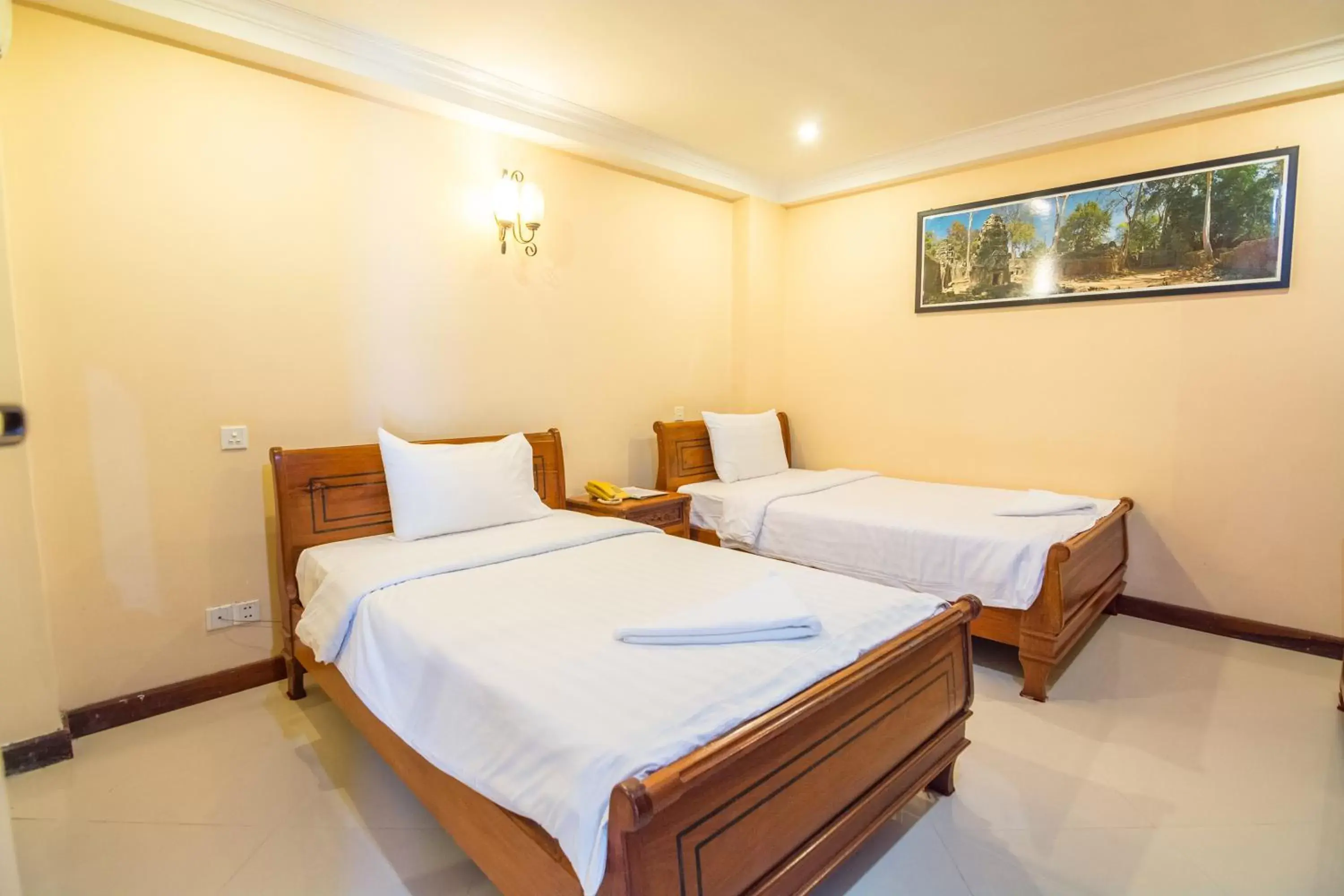 Bed in Neth Socheata Hotel