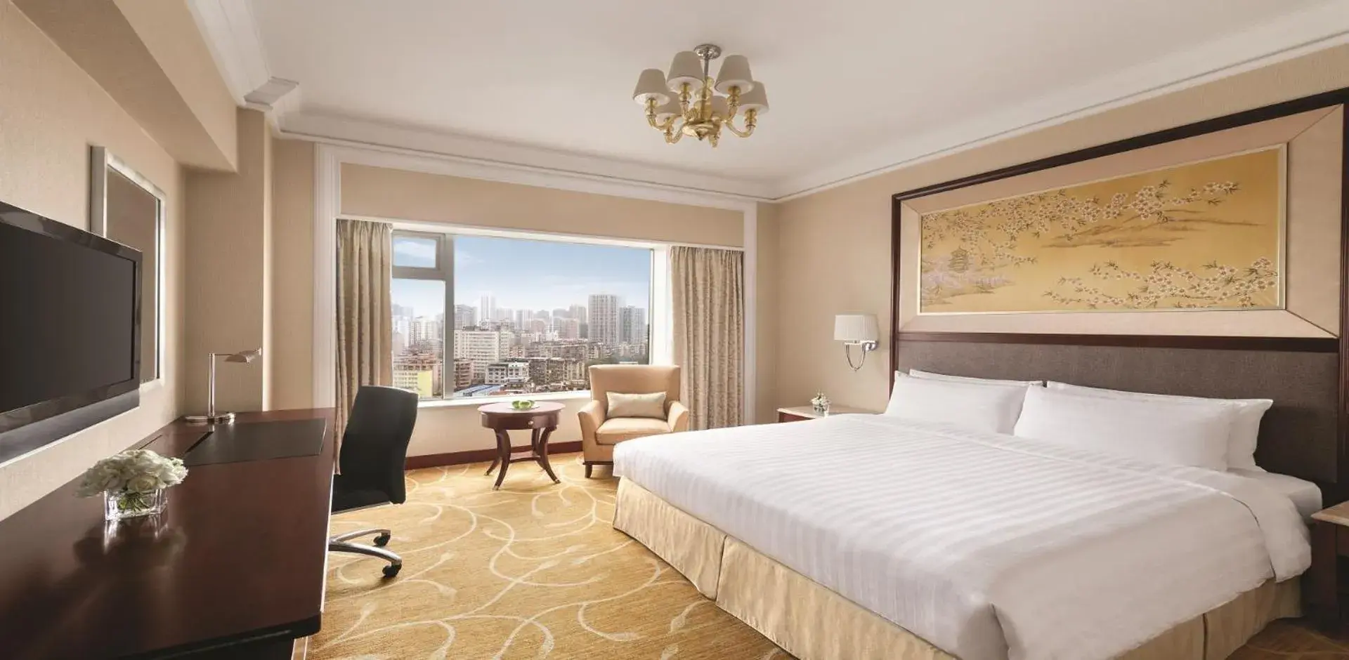 Photo of the whole room in Shangri-La Hotel, Wuhan