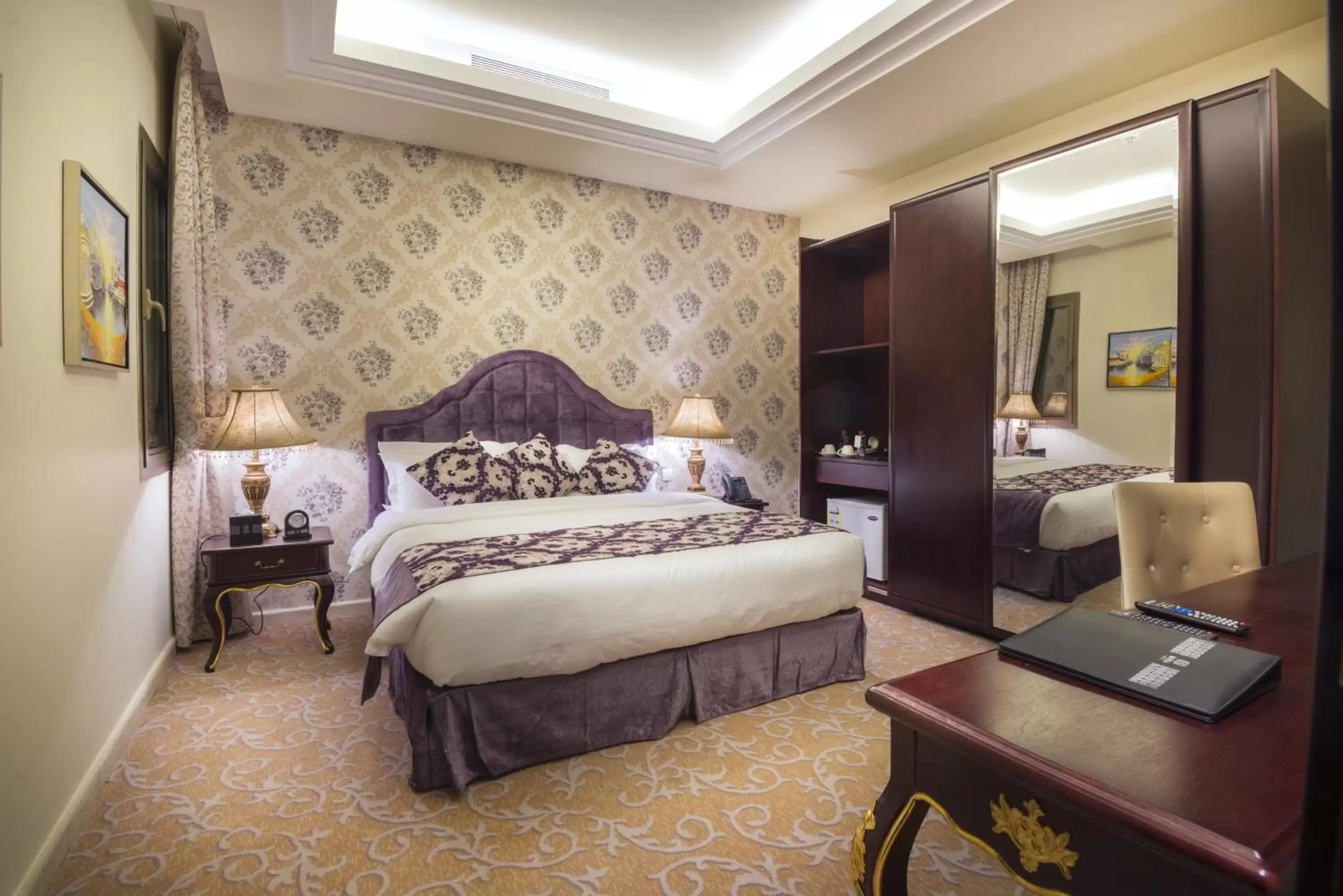 Bedroom, Bed in Mira Trio Hotel - Riyadh - Tahlia Street