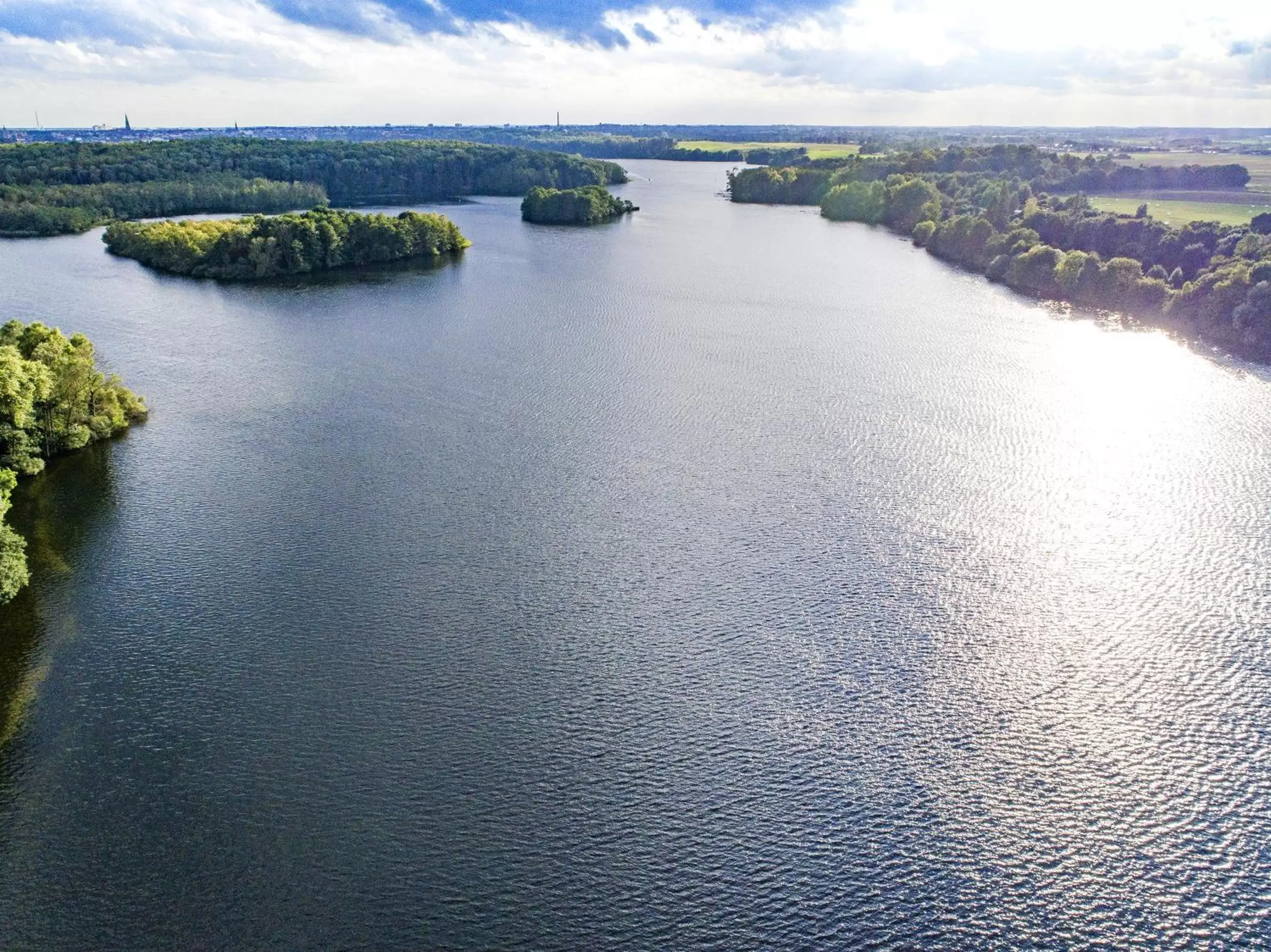 Lake view, Bird's-eye View in Seehotel Frankenhorst - BW Signature Collection