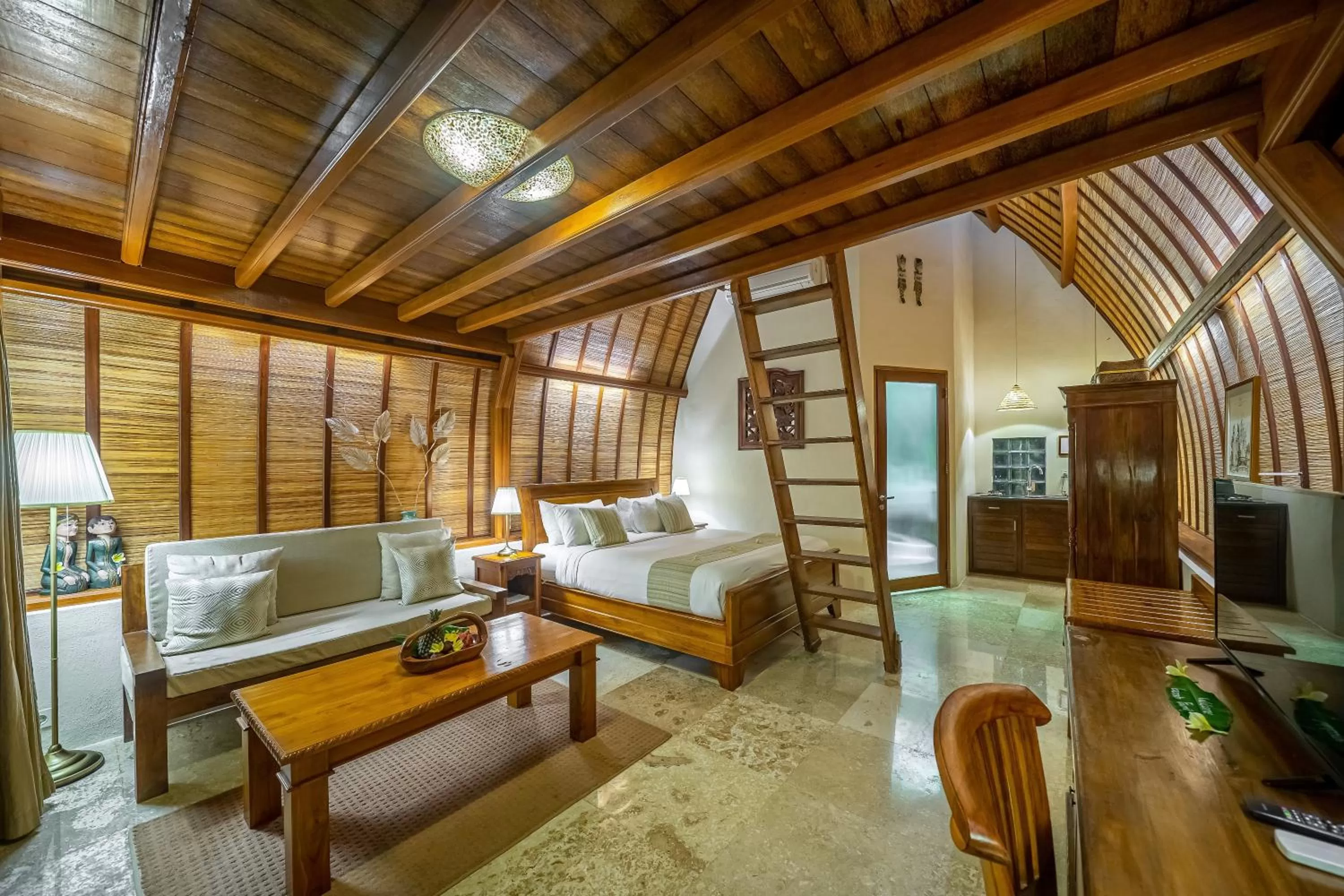 Bed in Klumpu Bali Resort