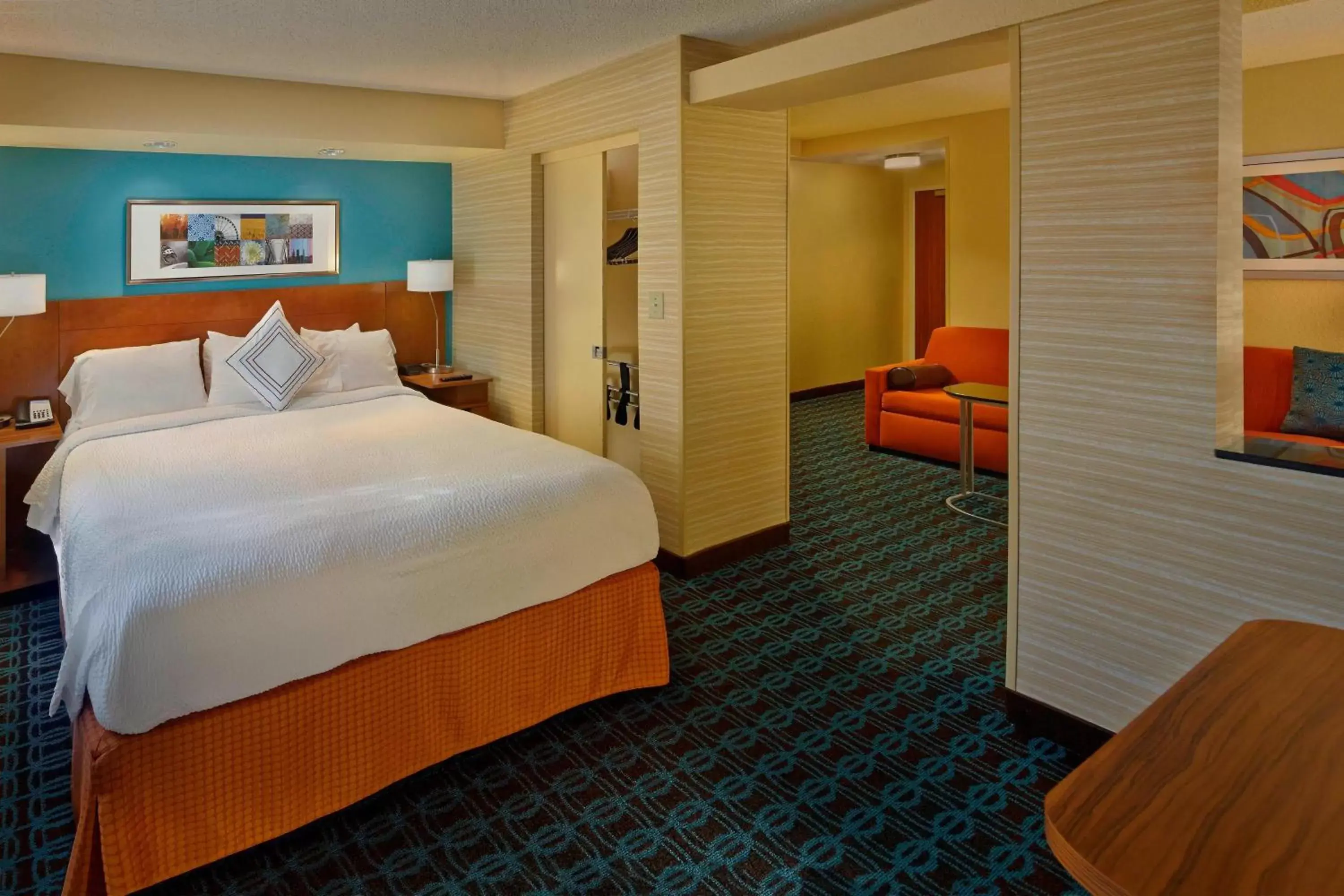 Bedroom, Bed in Fairfield Inn & Suites Boca Raton