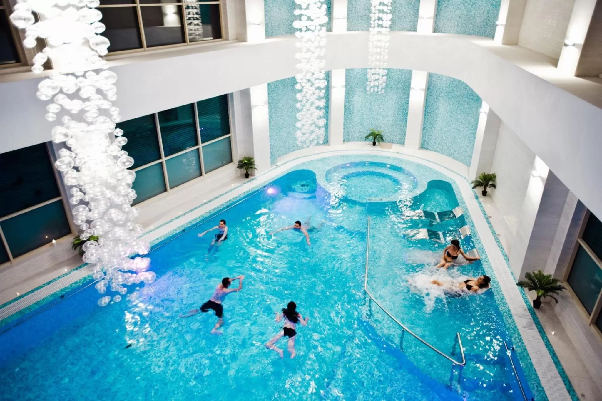 Swimming pool in Mirage Medspa Hotel