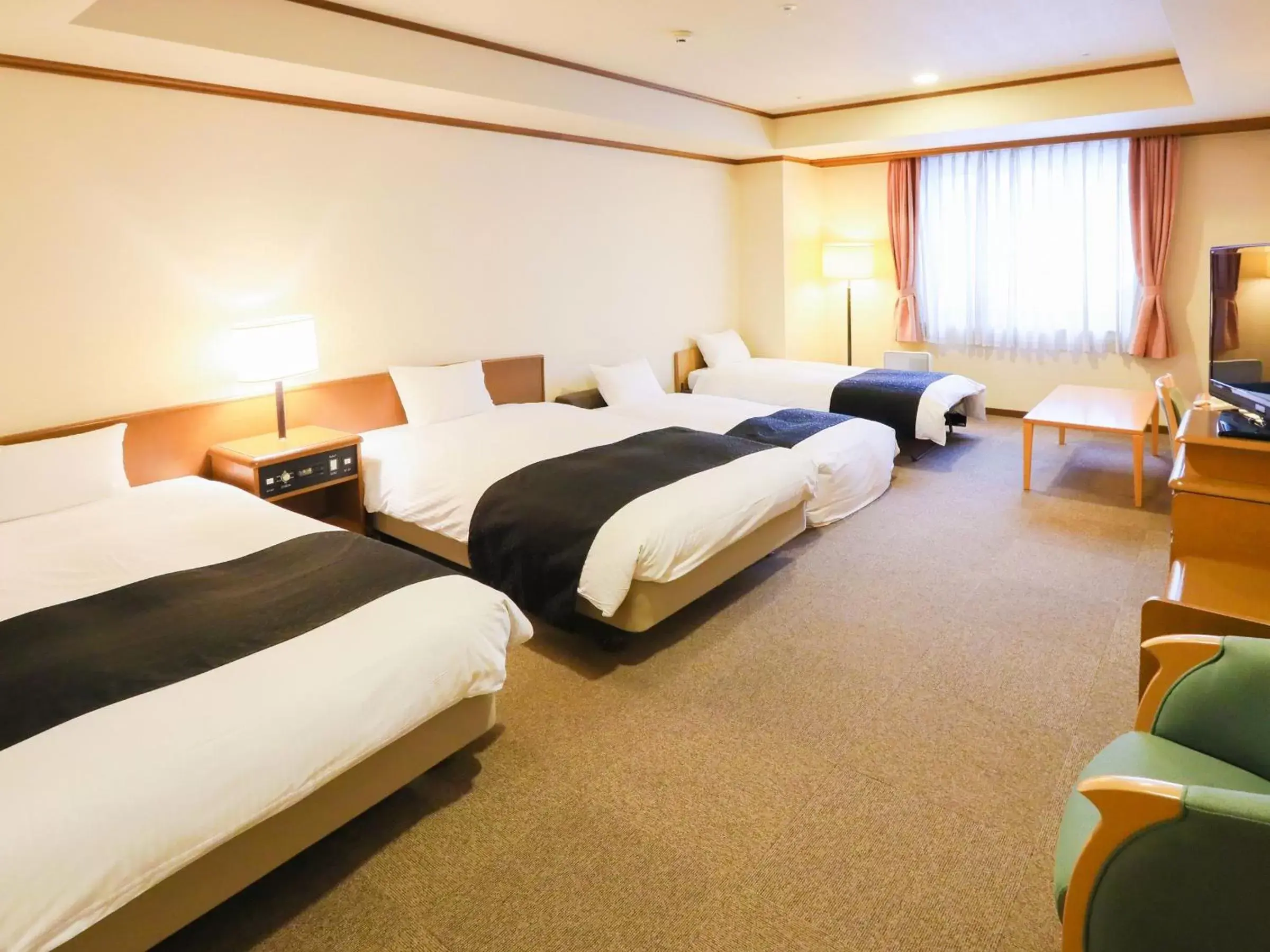 Bed in APA Hotel Sapporo Susukino Ekinishi