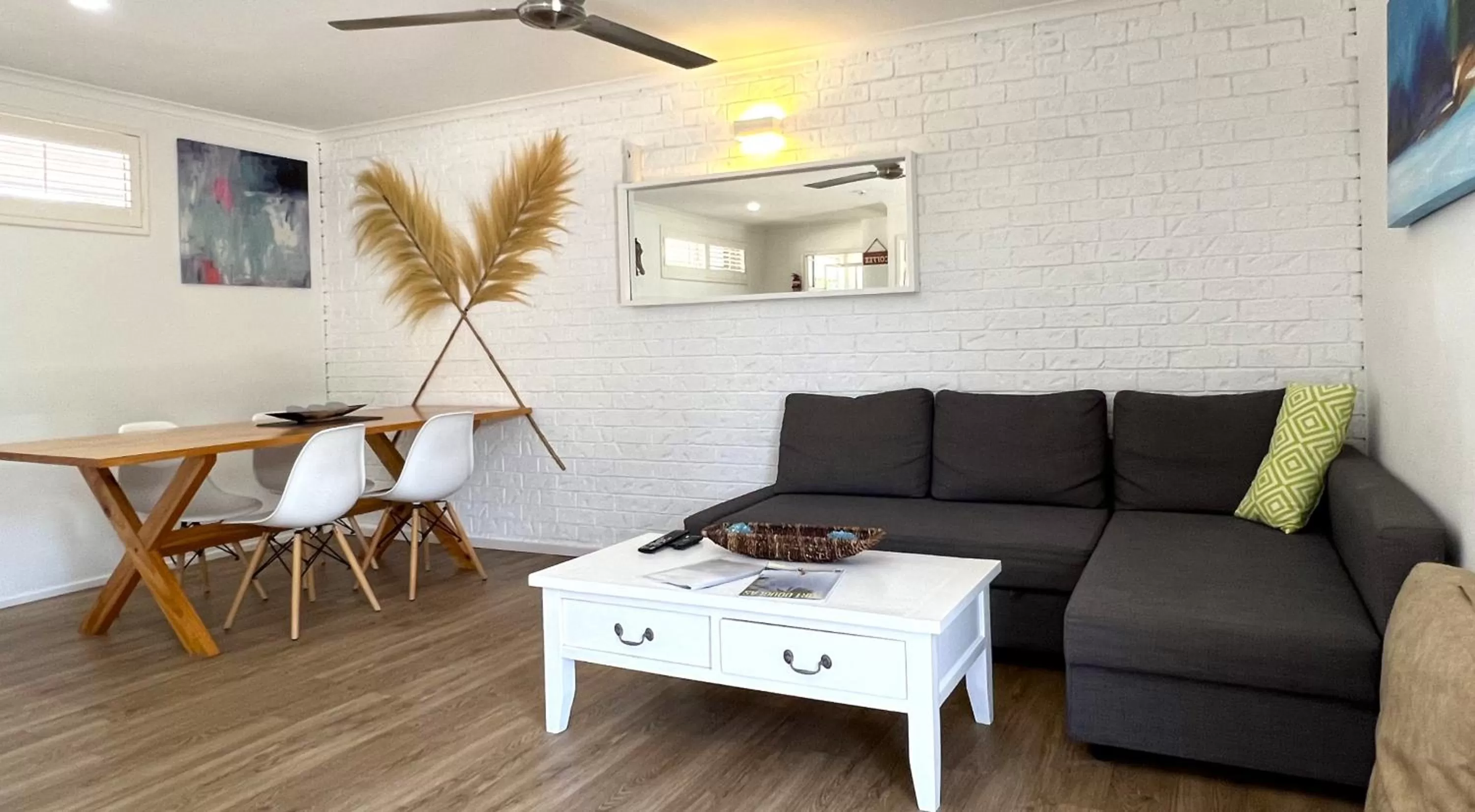 Living room in Lychee Tree Holiday Apartments