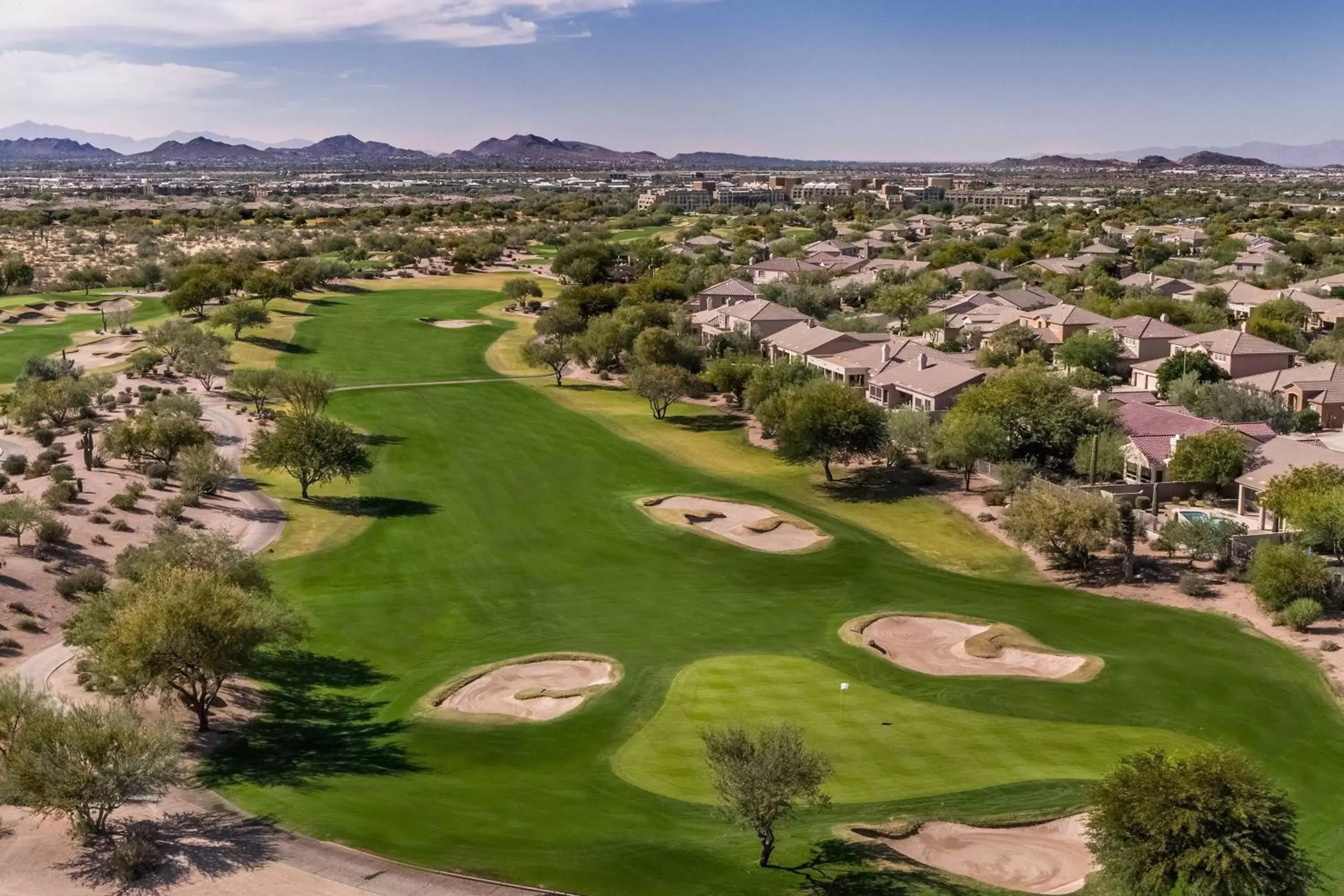 Golfcourse, Bird's-eye View in JW Marriott Phoenix Desert Ridge Resort & Spa