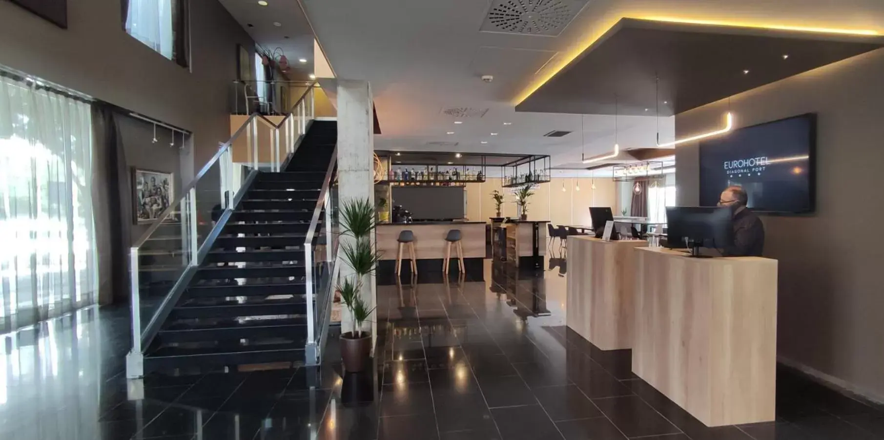 Lobby or reception in Eurohotel Diagonal Port