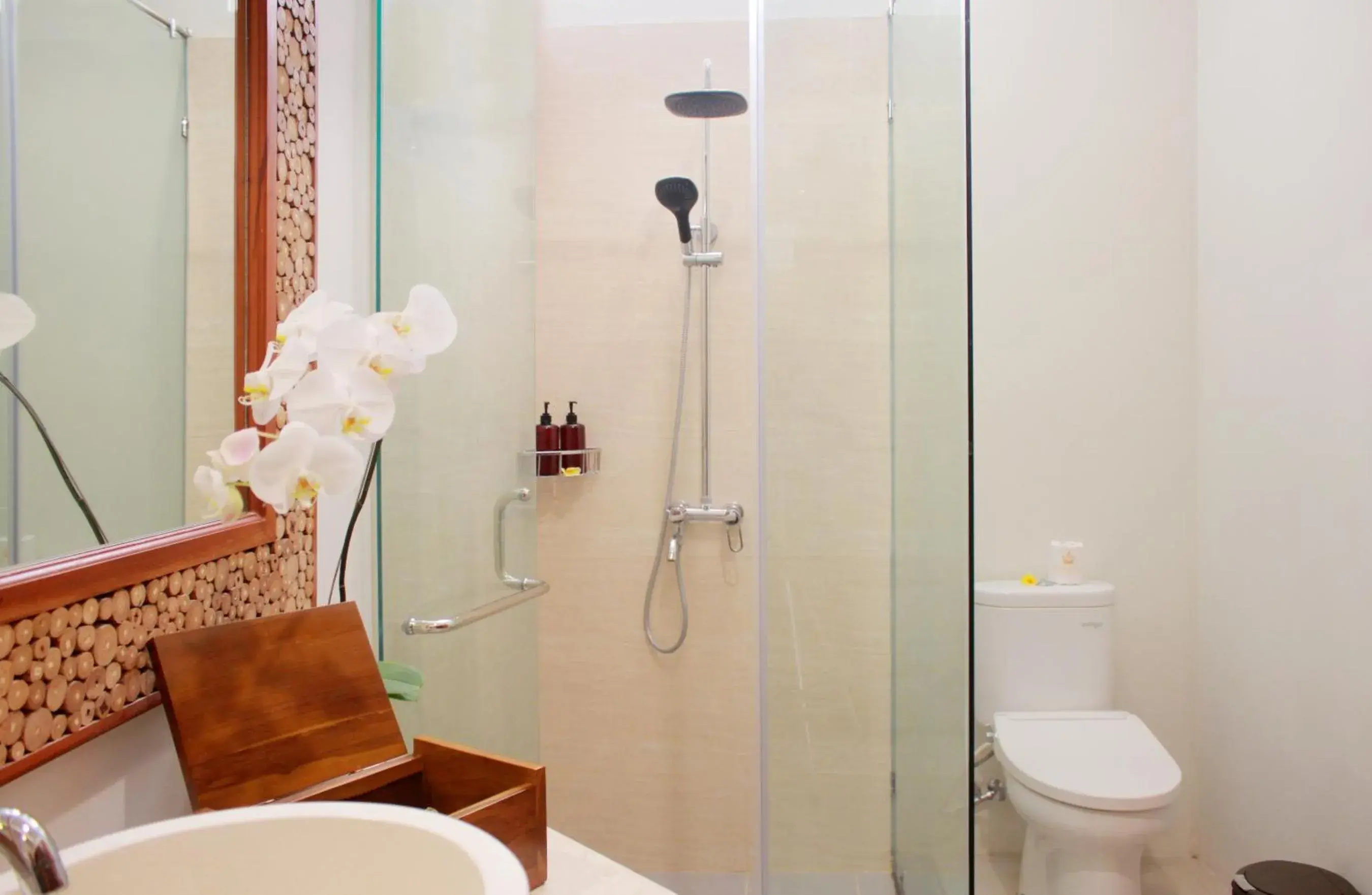 Shower, Bathroom in Maharaja Villas Bali - CHSE Certified