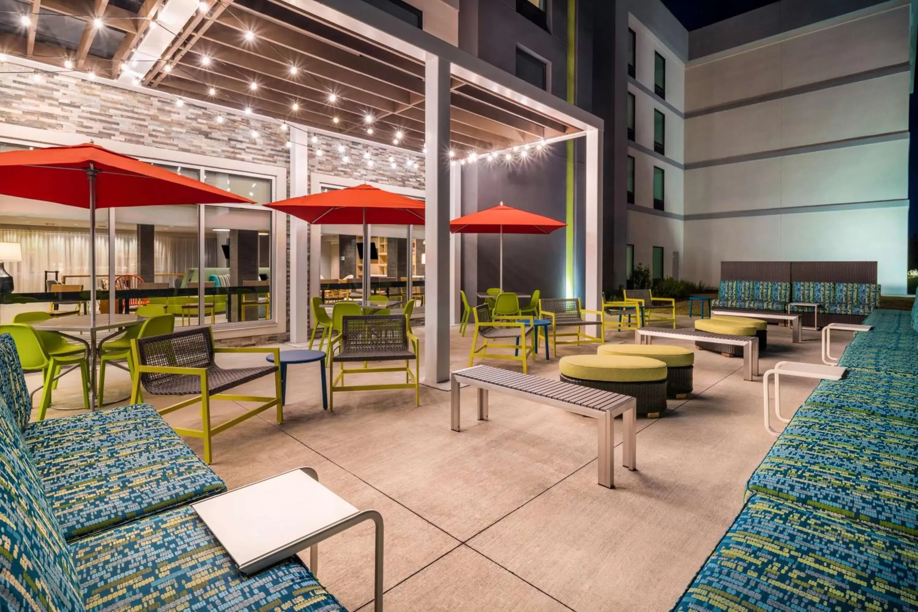 Patio in Home2 Suites By Hilton Brunswick