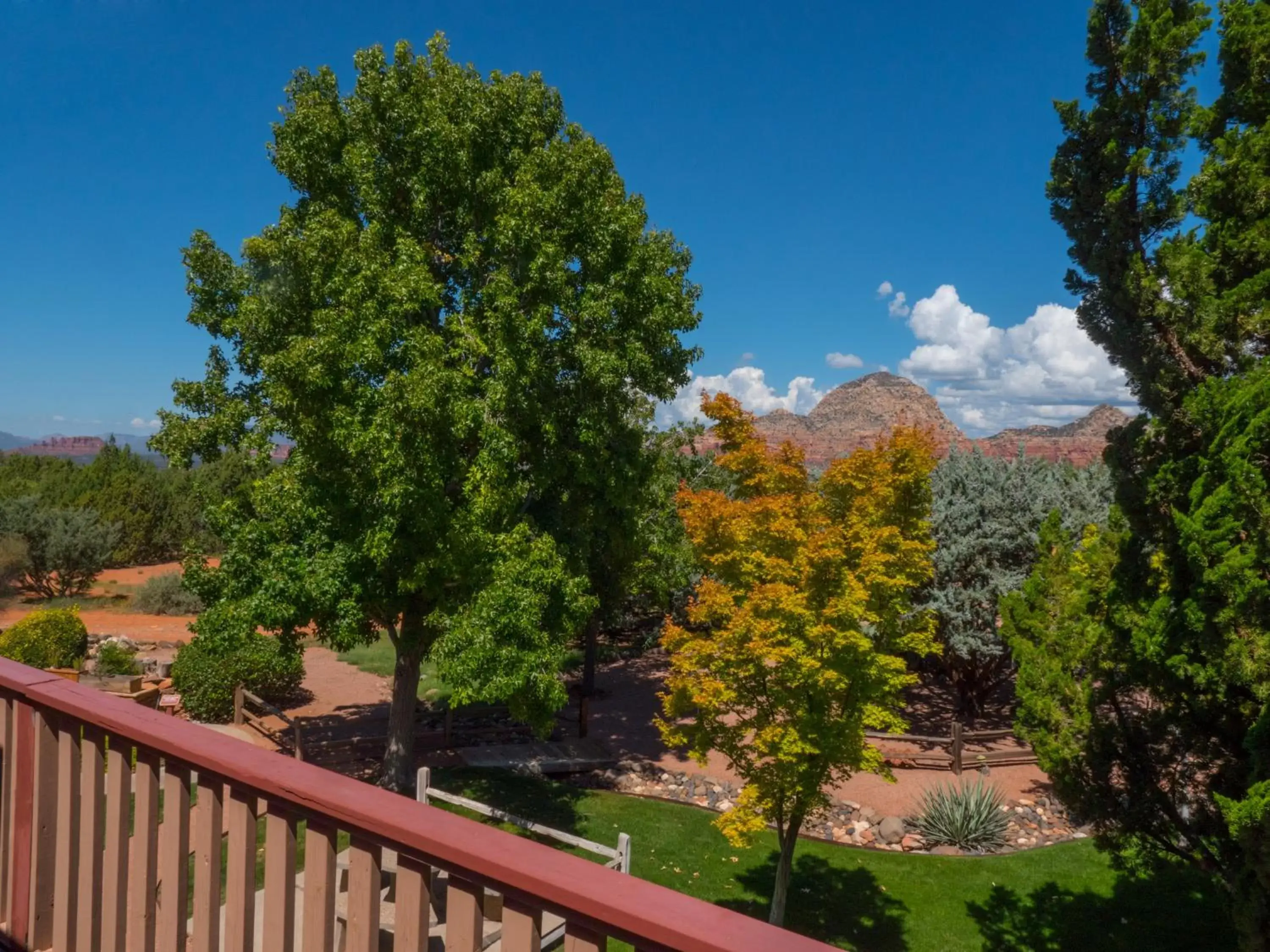 Patio in Sky Ranch Lodge