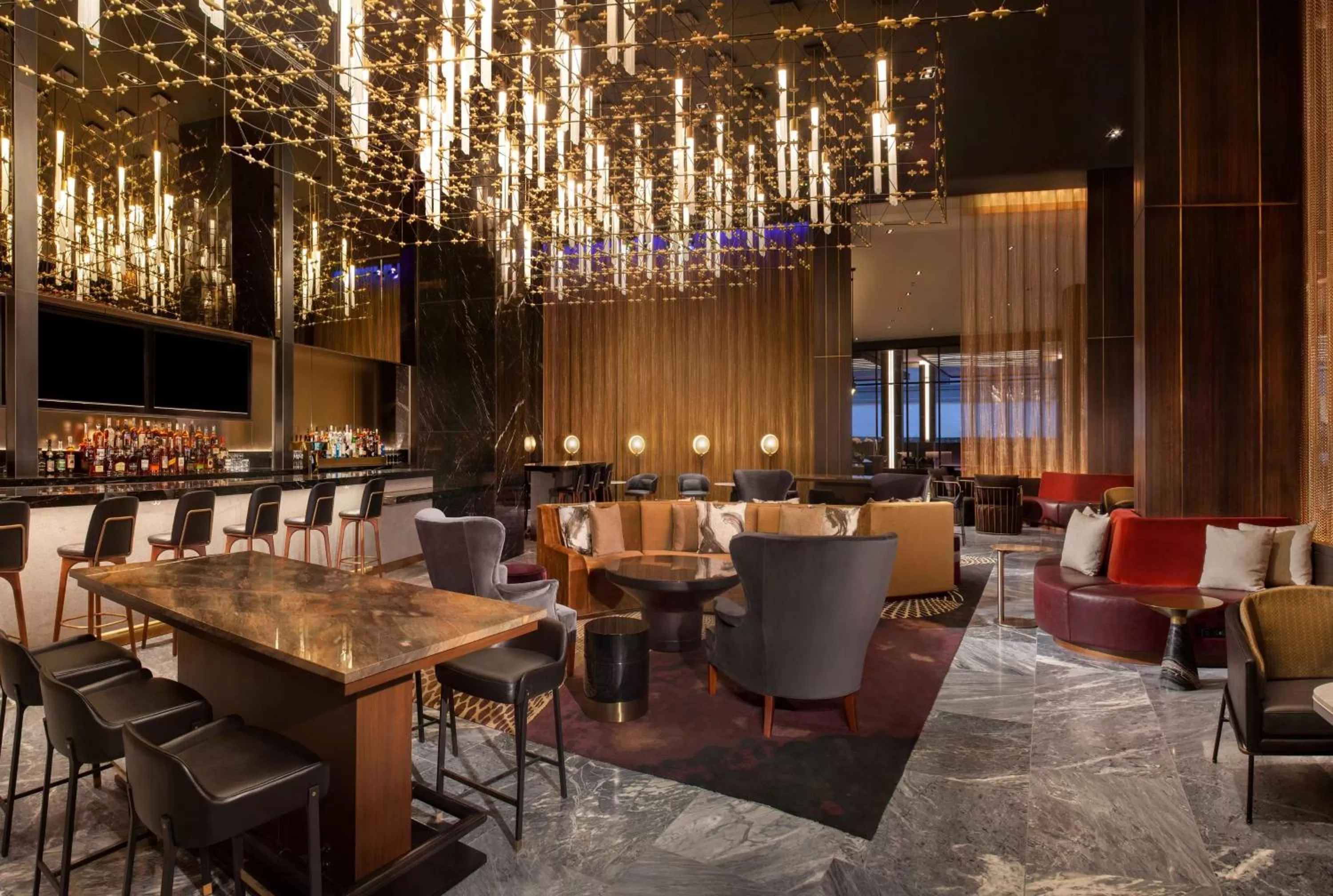 Lounge or bar in Grand Hyatt Nashville