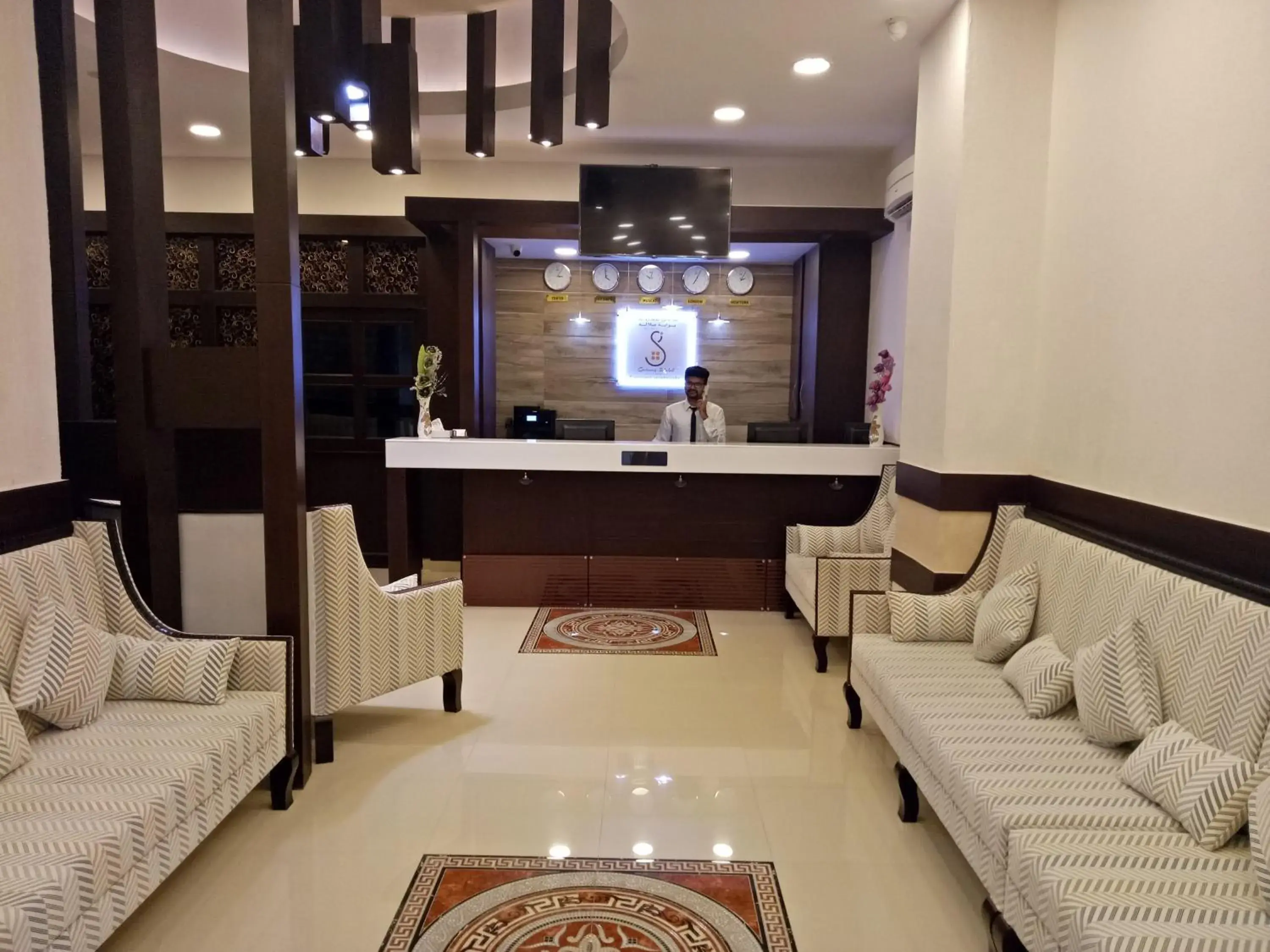 Lobby or reception in Gateway Salalah hotel apartments Lobby or reception in Gateway Salalah hotel apartments