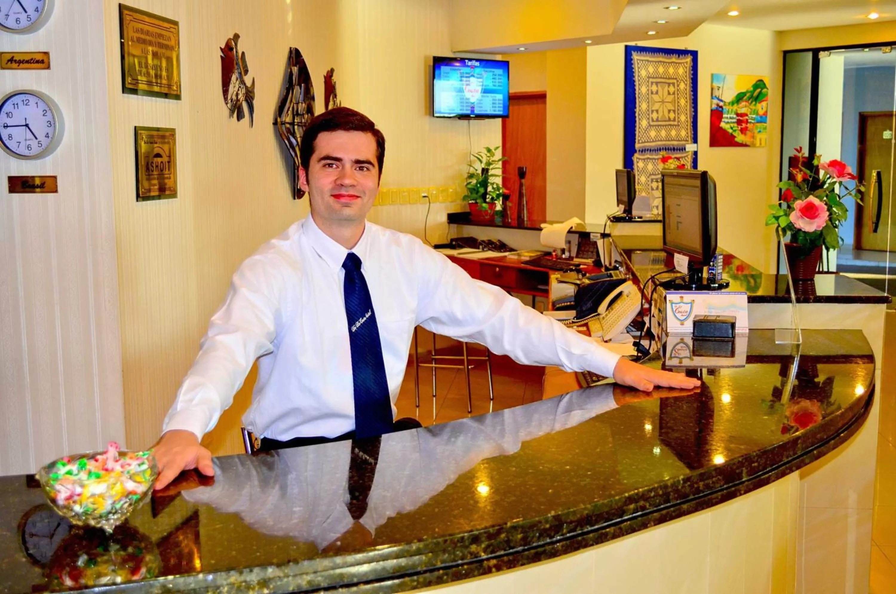 Staff in De La Costa Hotel